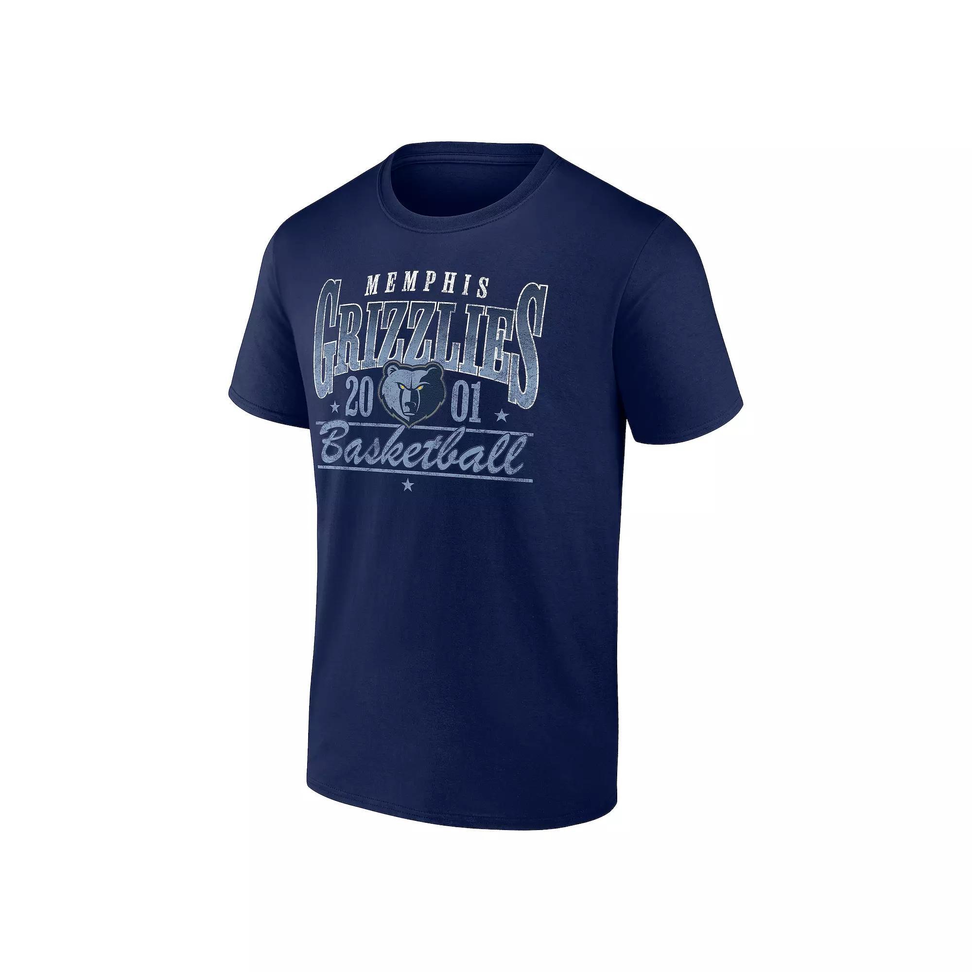 Men's NBA Memphis Grizzlies Basketball 2001 Graphic Tee, Size: Large, Grz Blue Product Image