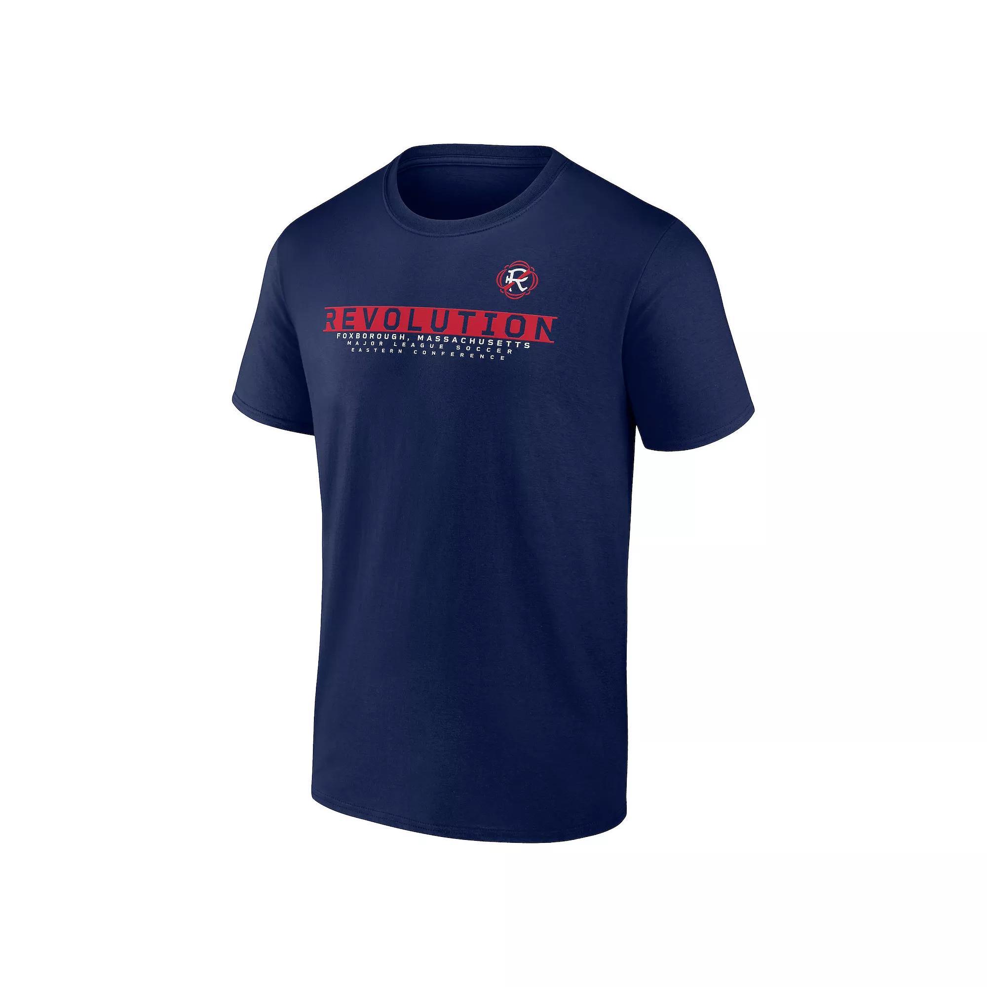 Men's MLS New England Revolution Tonal Logo Tee, Size: Large, Ner Blue Product Image