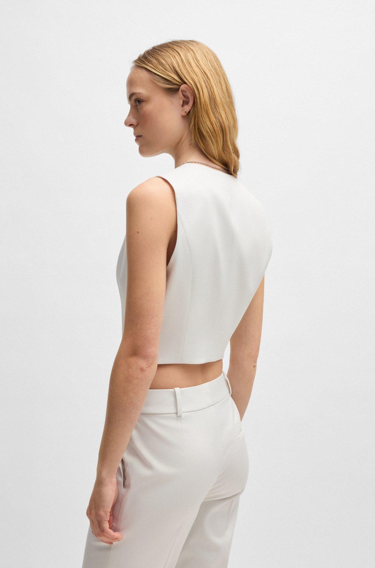 Regular-fit waistcoat in shimmer fabric Product Image
