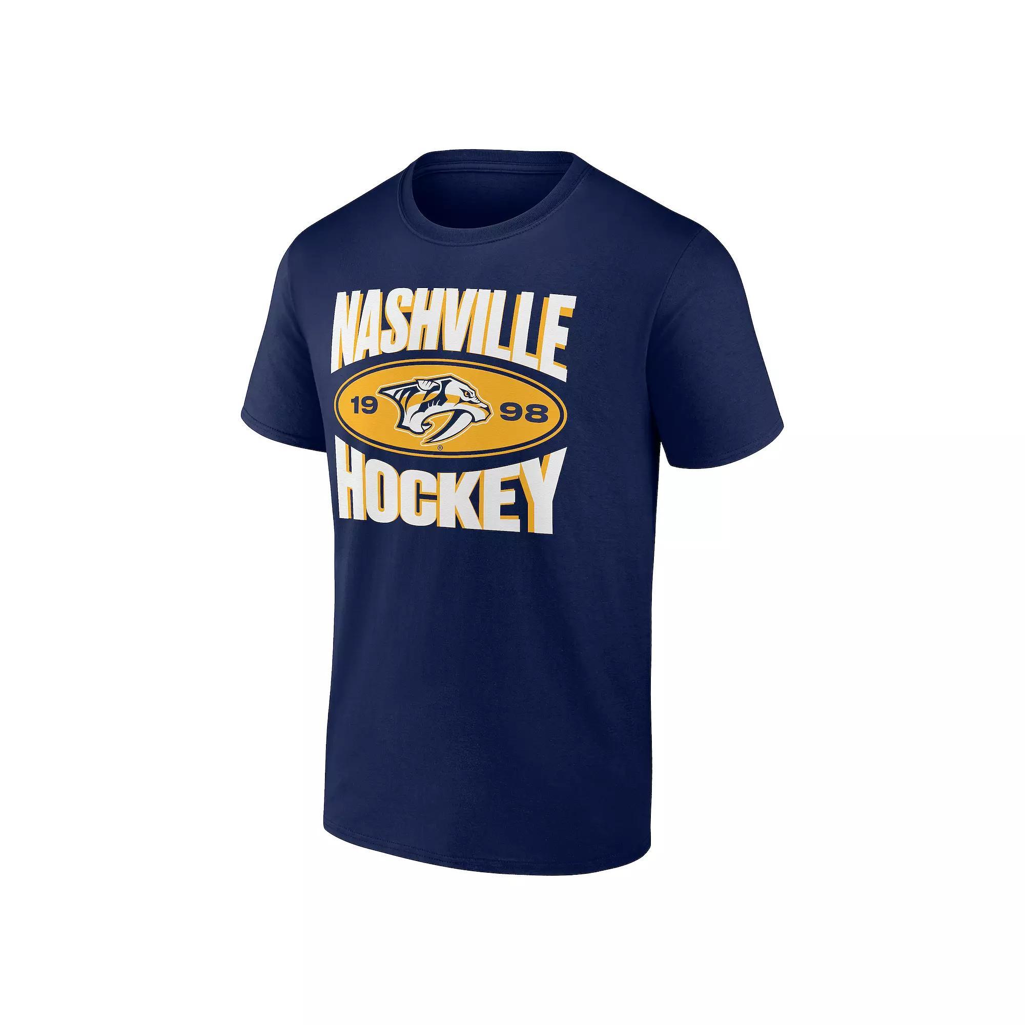Men's Fanatics Tampa Bay Lightning Alternate Logo Tee, Size: XXL, Lgh White Product Image