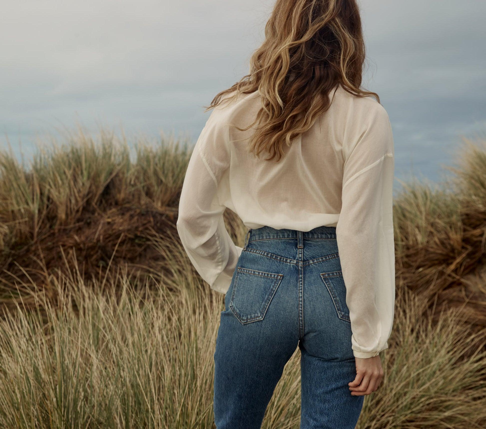 THE JANE BLOUSE -- SALT Product Image