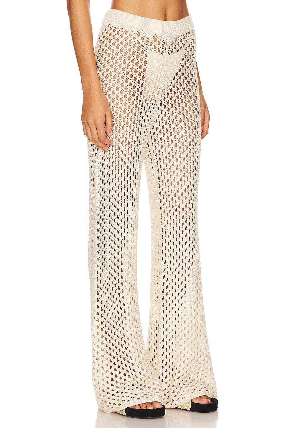 Balmy Crochet Knit Pants MINKPINK Product Image