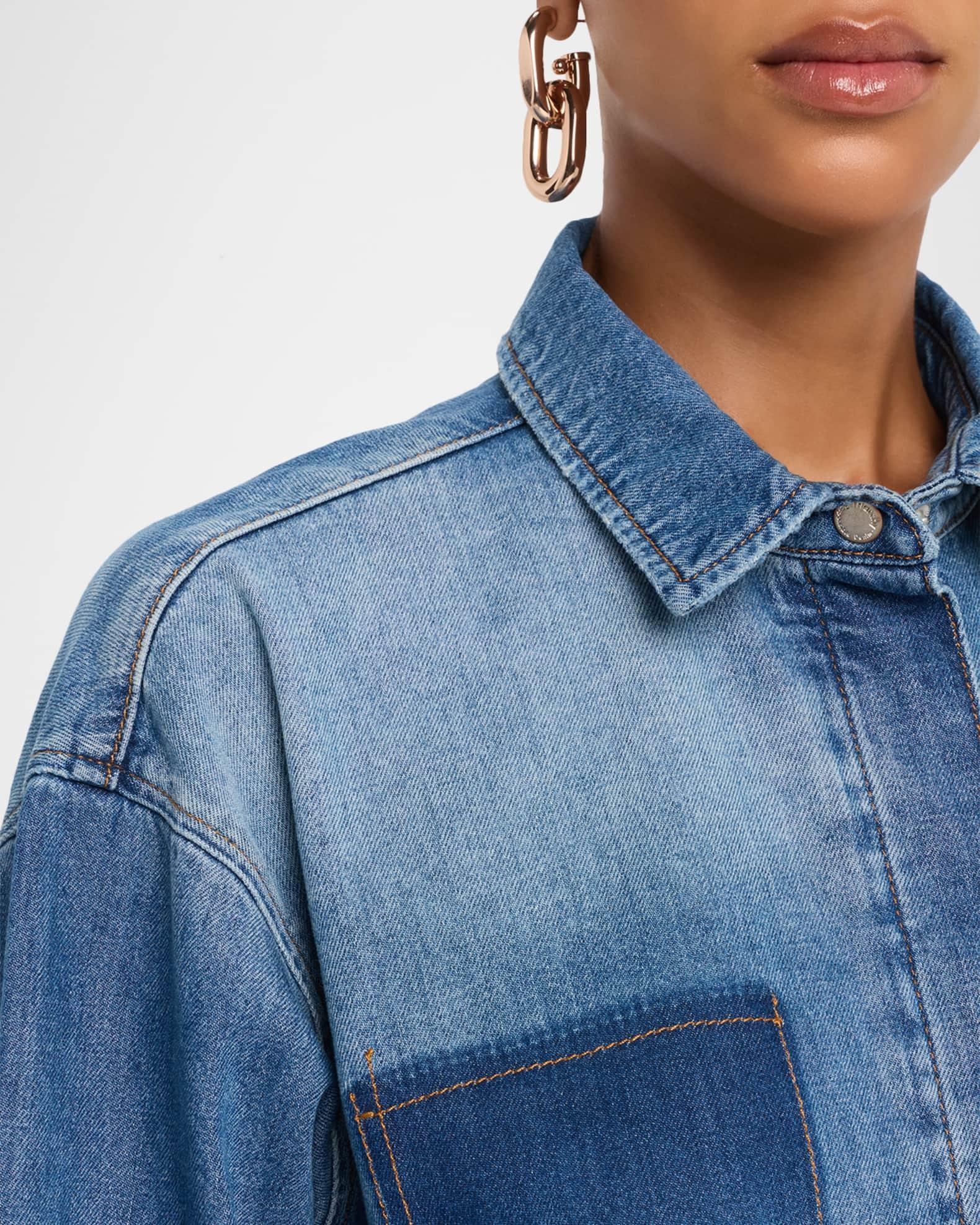Charlotte Oversized Denim Shirt Product Image