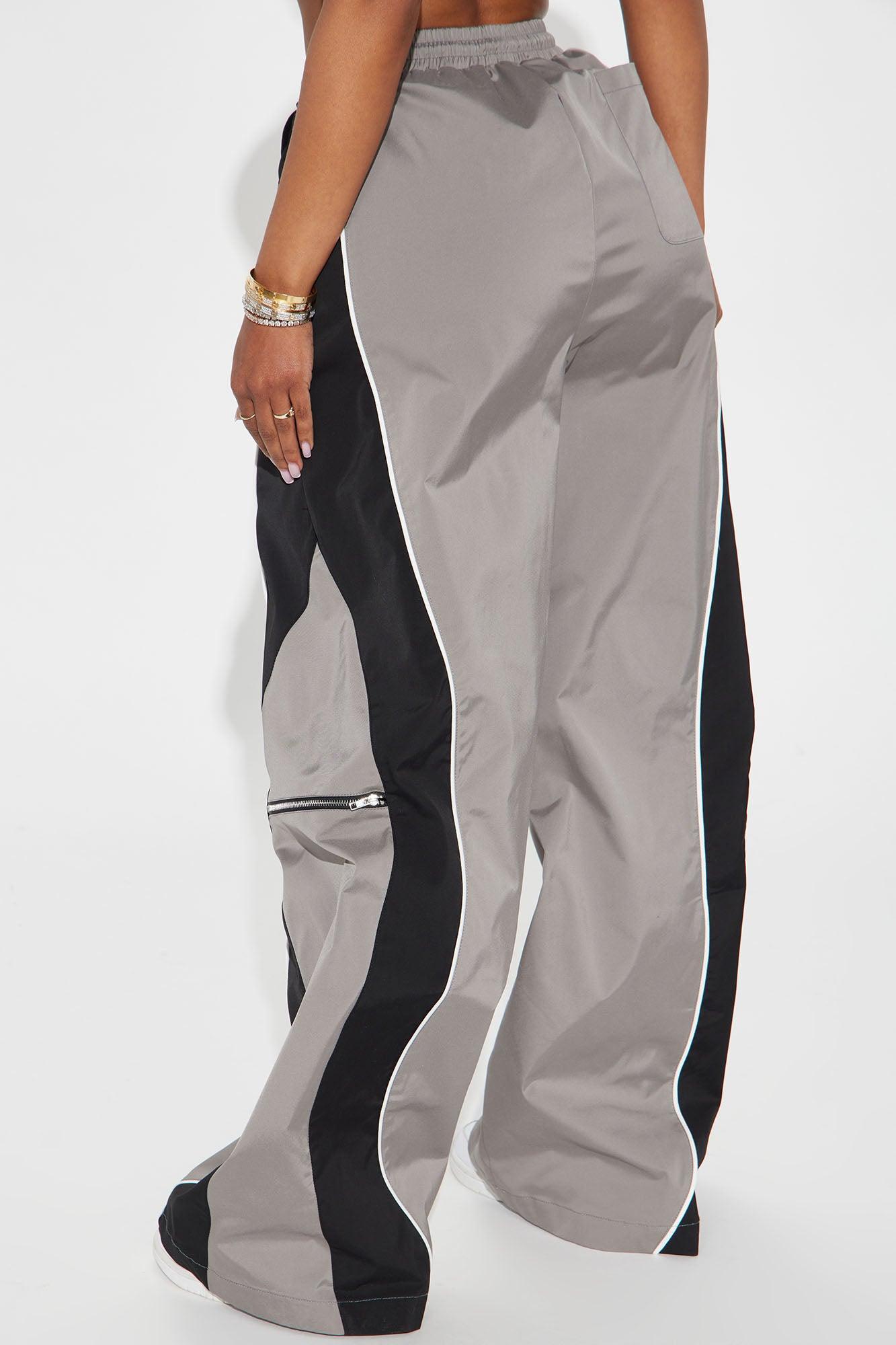 Nothing Less Windbreaker Track Pant - Charcoal/combo Product Image