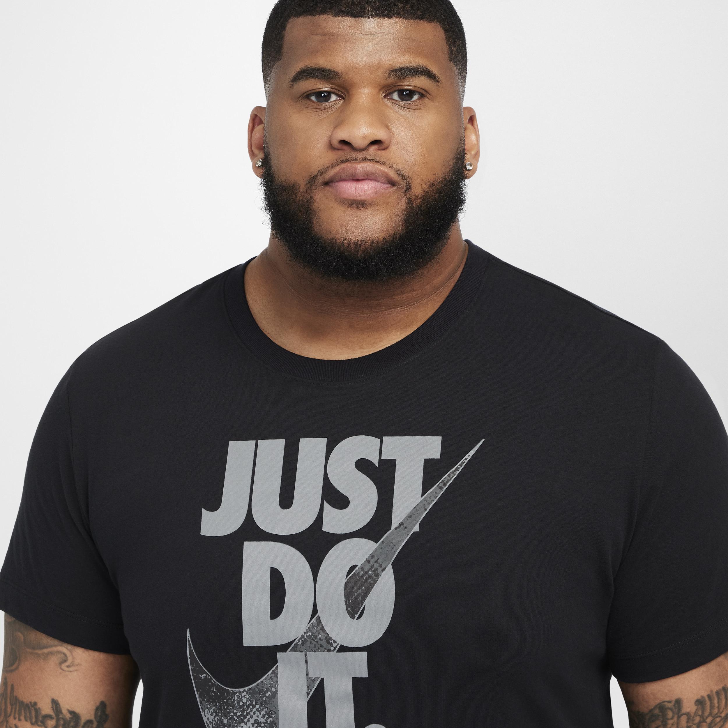 Men's Nike Dri-FIT Fitness Tee, Size: Small, Black Product Image