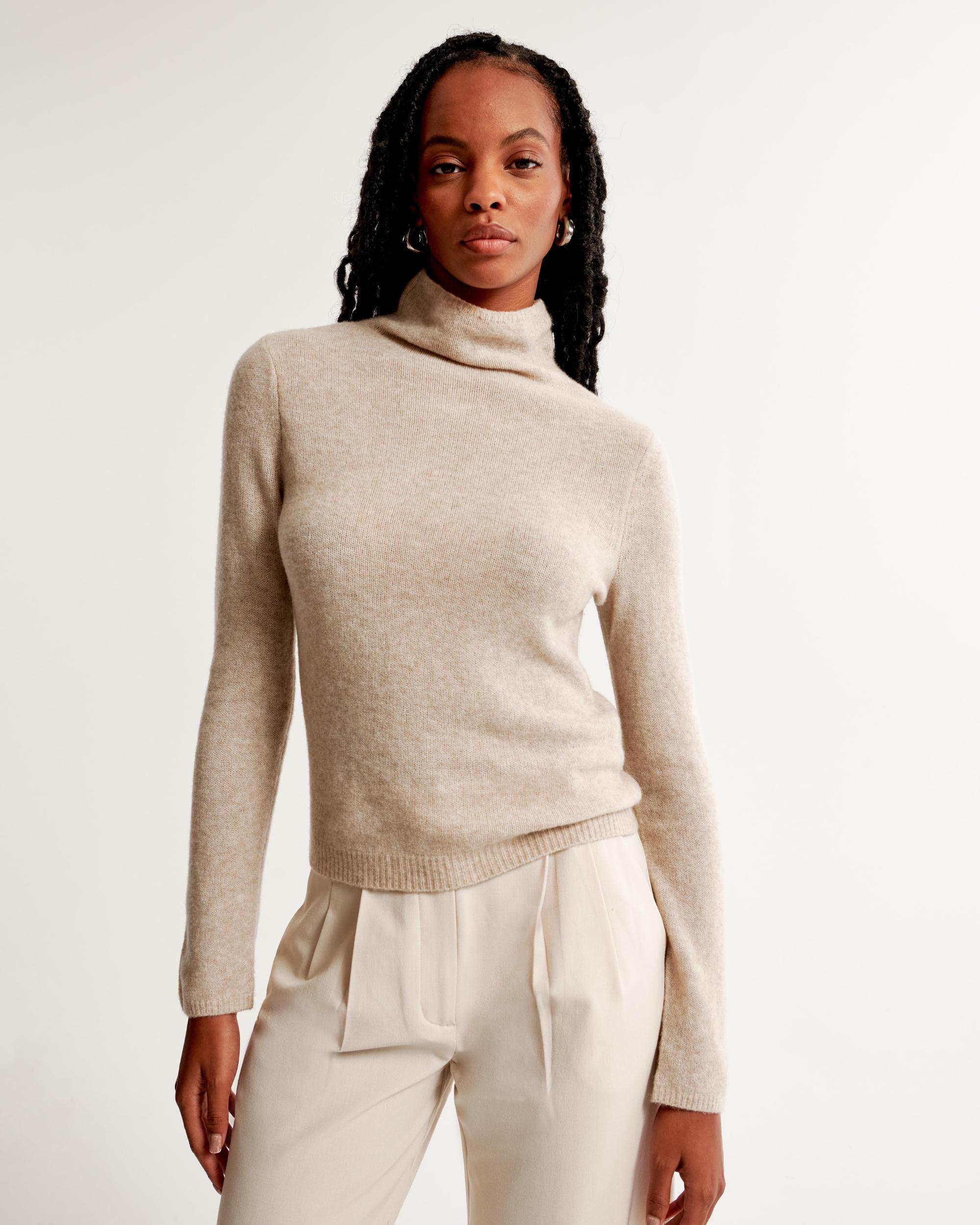 Merino Wool-Blend Turtleneck Sweater Product Image