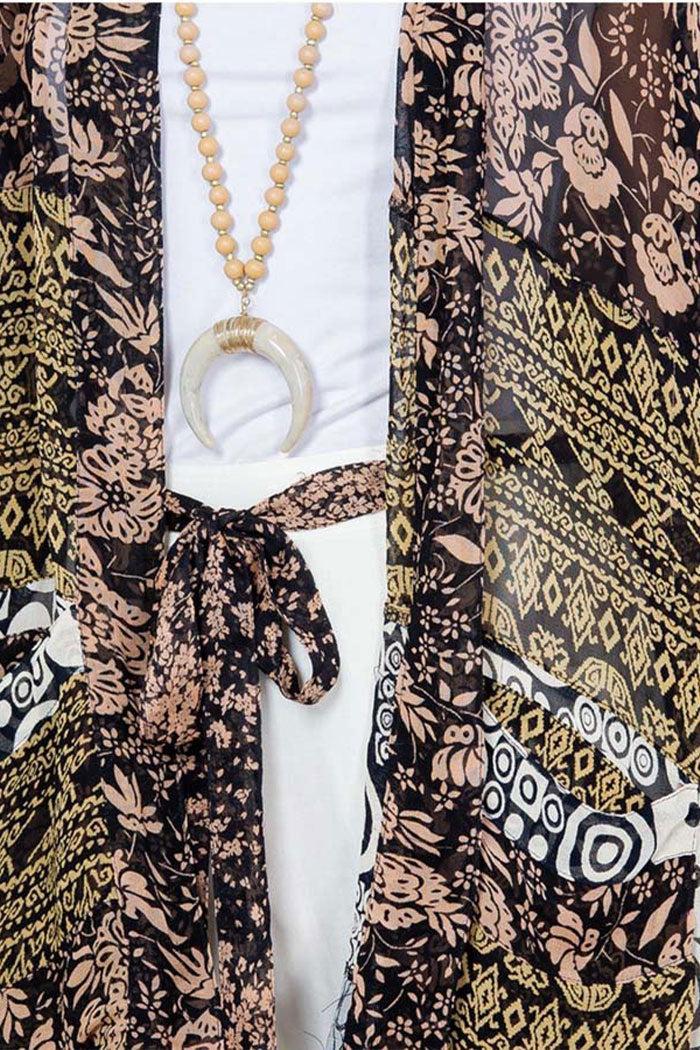 Bohemian Kimono Patchwork Shrug Product Image