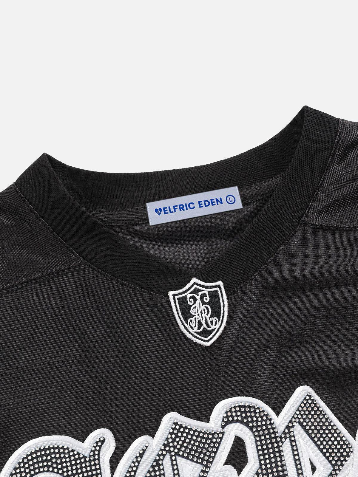 Aelfric Eden Hotfix Rhinestone Football Jersey Product Image