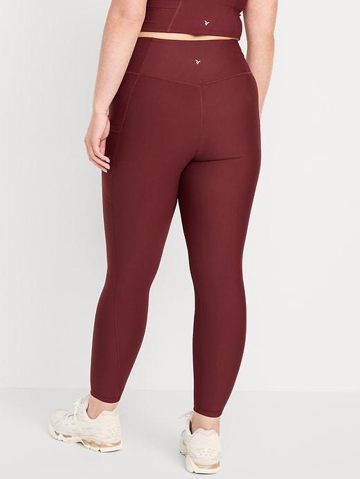 High-Waisted PowerSoft Rib Leggings Product Image