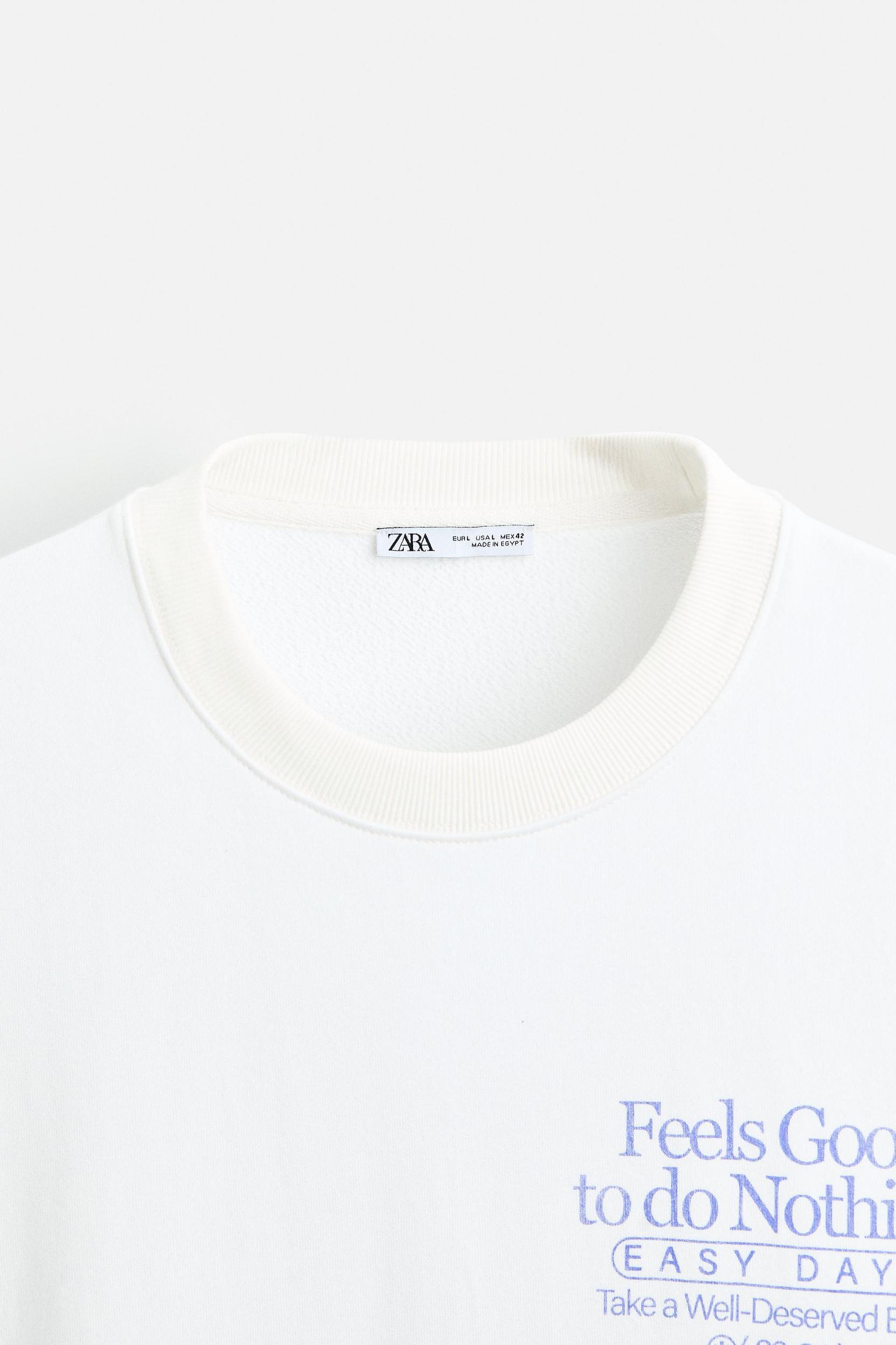 CONTRAST PRINT SWEATSHIRT Product Image