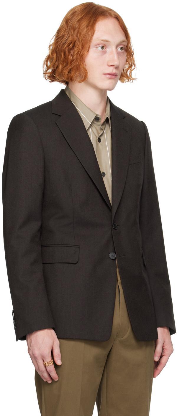 DRIES VAN NOTEN Brown Single-breasted Blazer In 704 Dark Brown Product Image