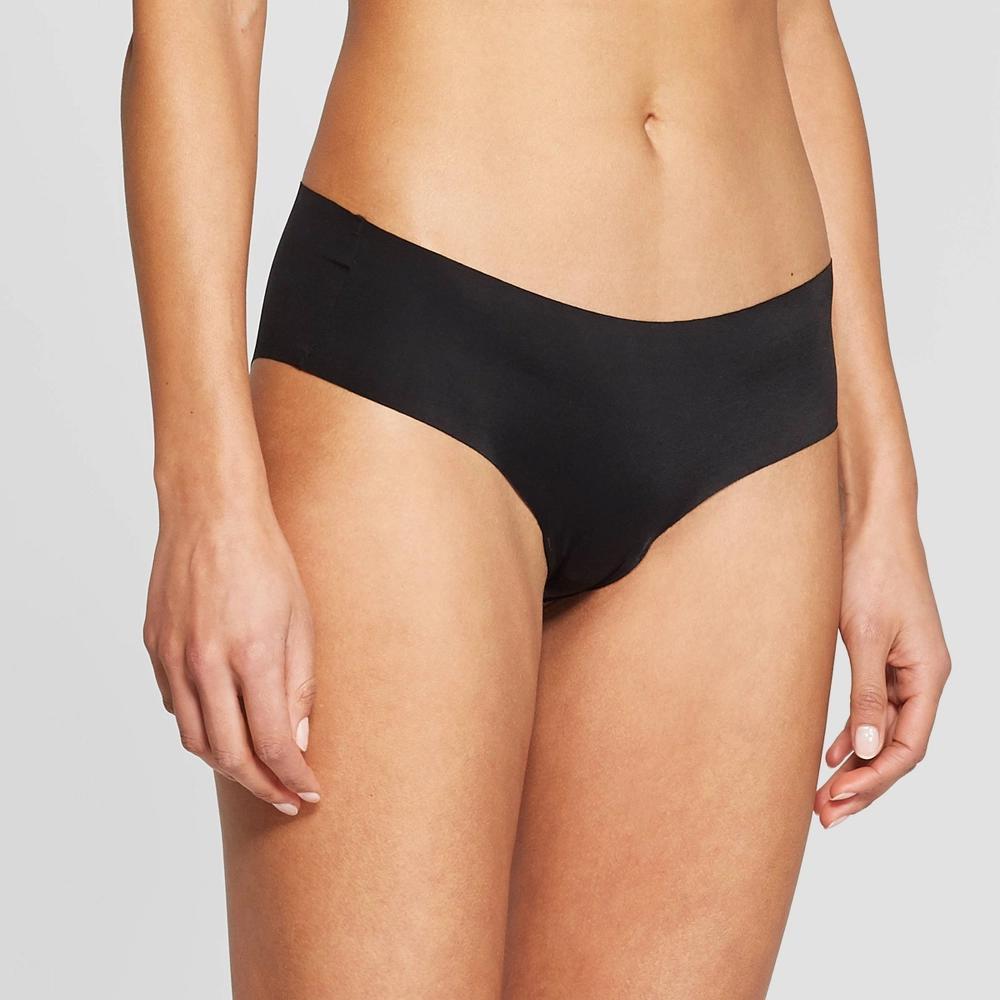 Women's Invisible Edge Cheeky Underwear - Auden™ Black M: Seamless Low Rise Pull-On Panties Product Image