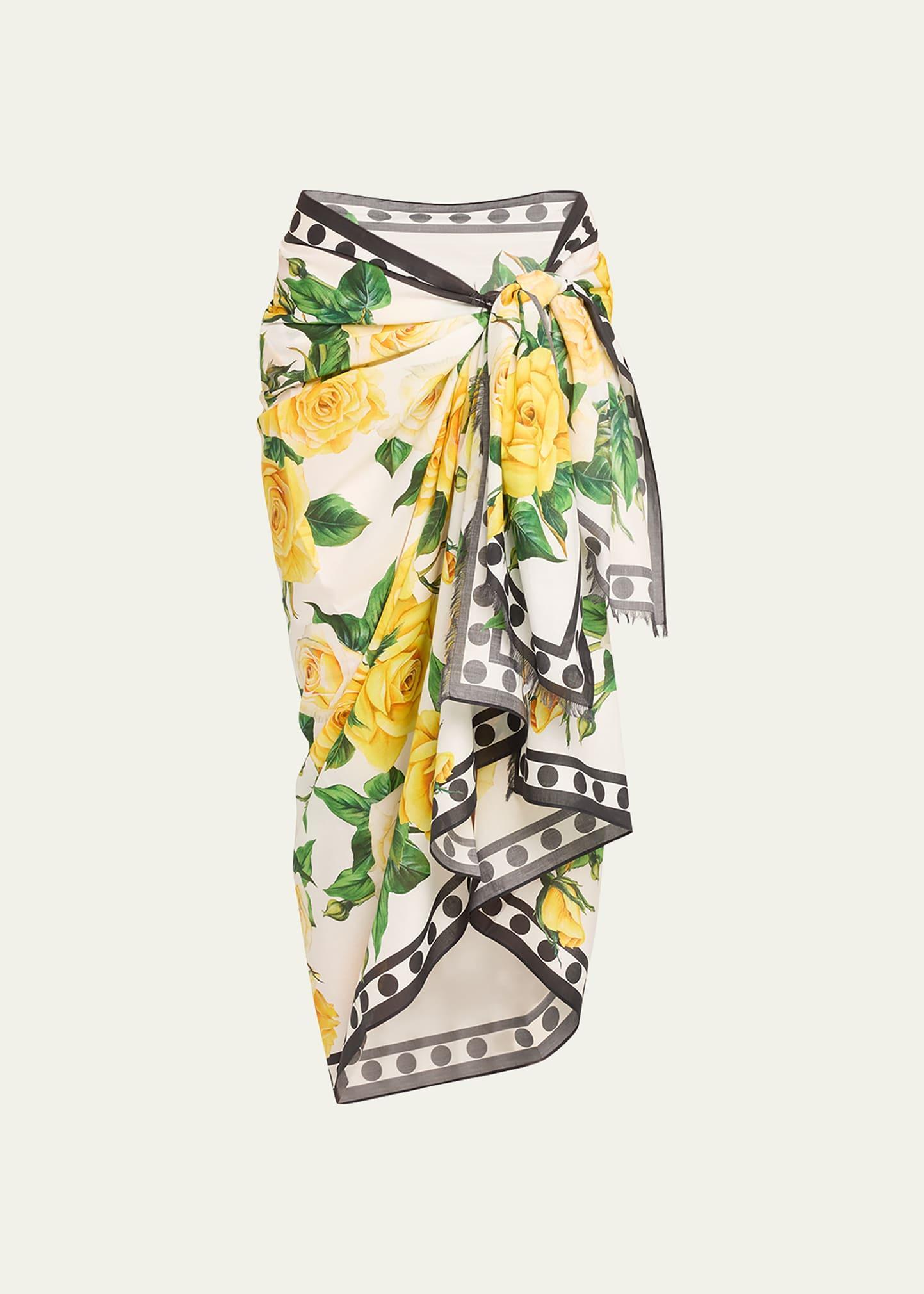 Flowering Cotton Pareo Coverup Product Image