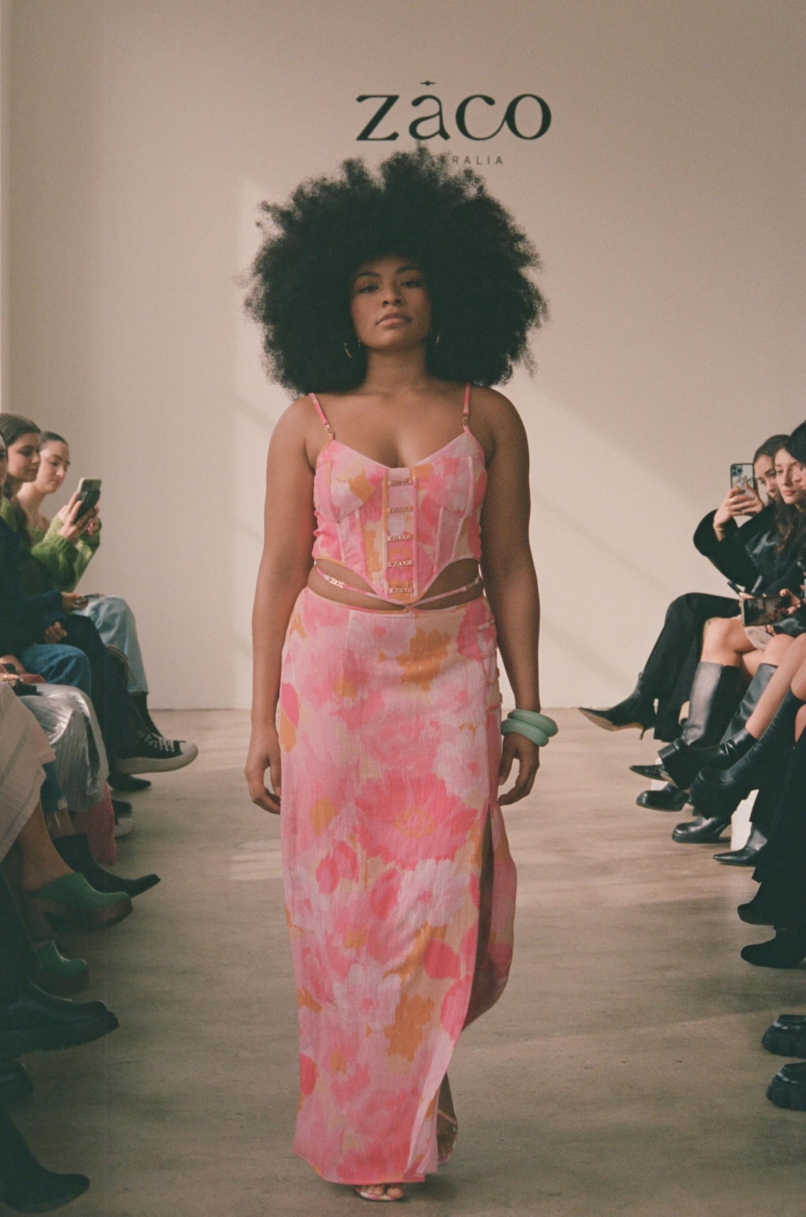Serralina Midi Skirt - Pink Gerbera Product Image