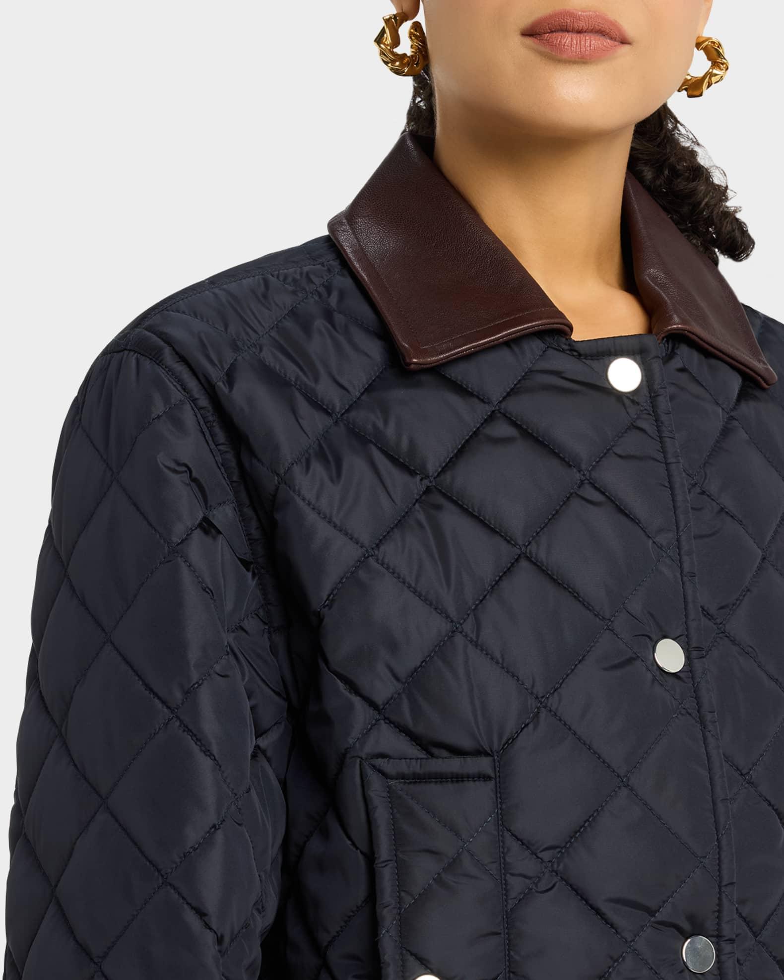 Henri Quilted Contrast Collar Jacket Product Image