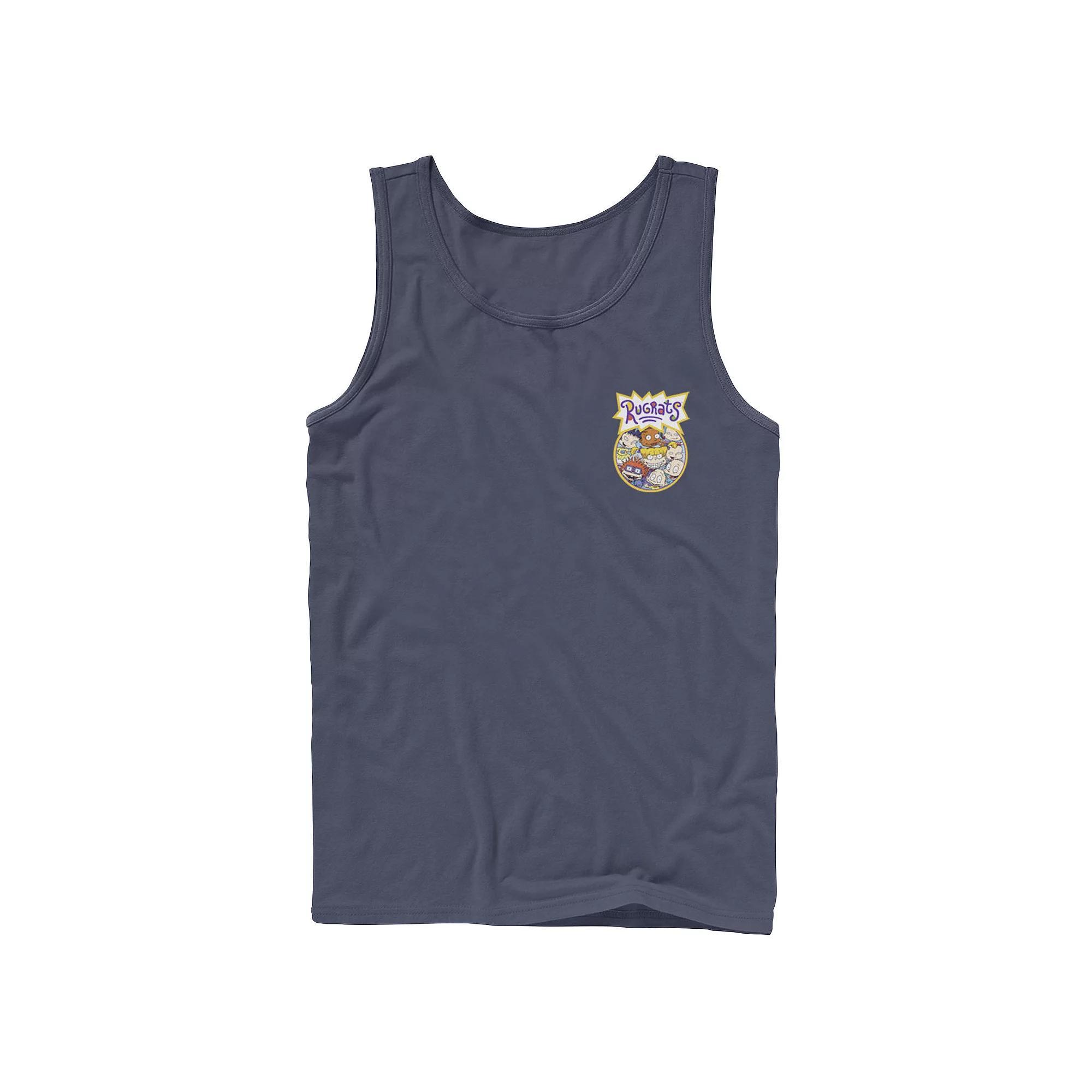 Mens RugRats Character Circle Logo Tank Top, Boys Product Image