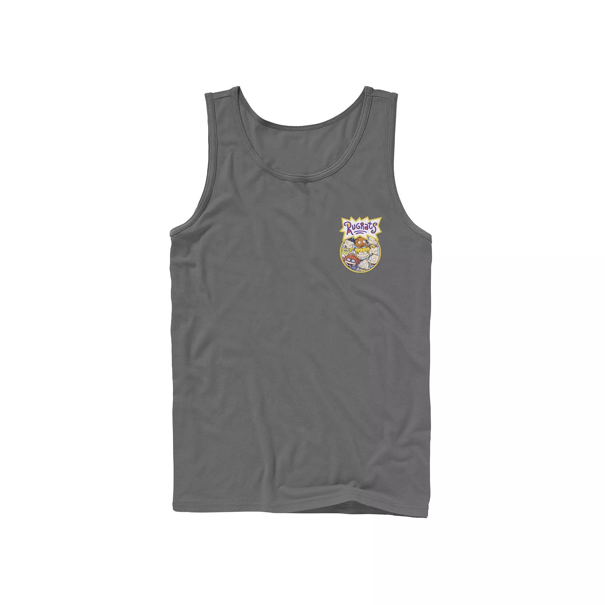 Mens RugRats Character Circle Logo Tank Top, Boys Product Image