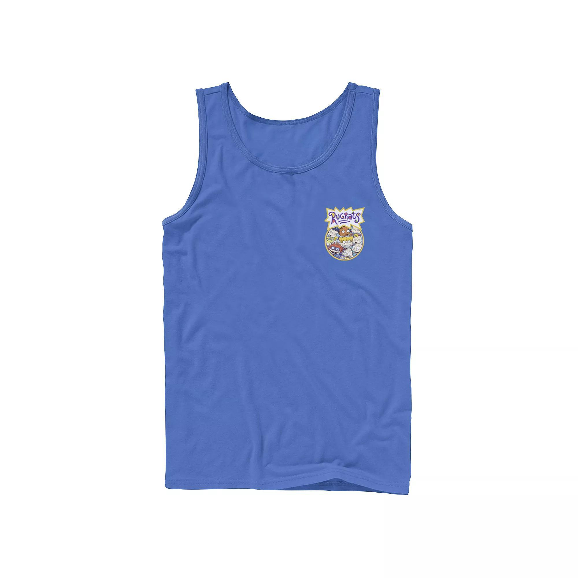 Mens RugRats Character Circle Logo Tank Top, Boys Product Image