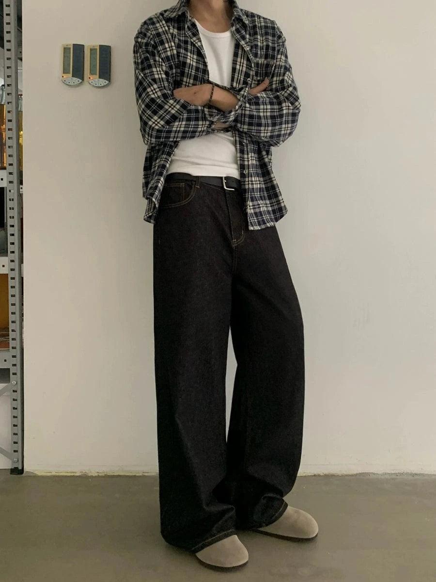 RT No. 18733 KURIN STRAIGHT DENIM JEANS Product Image