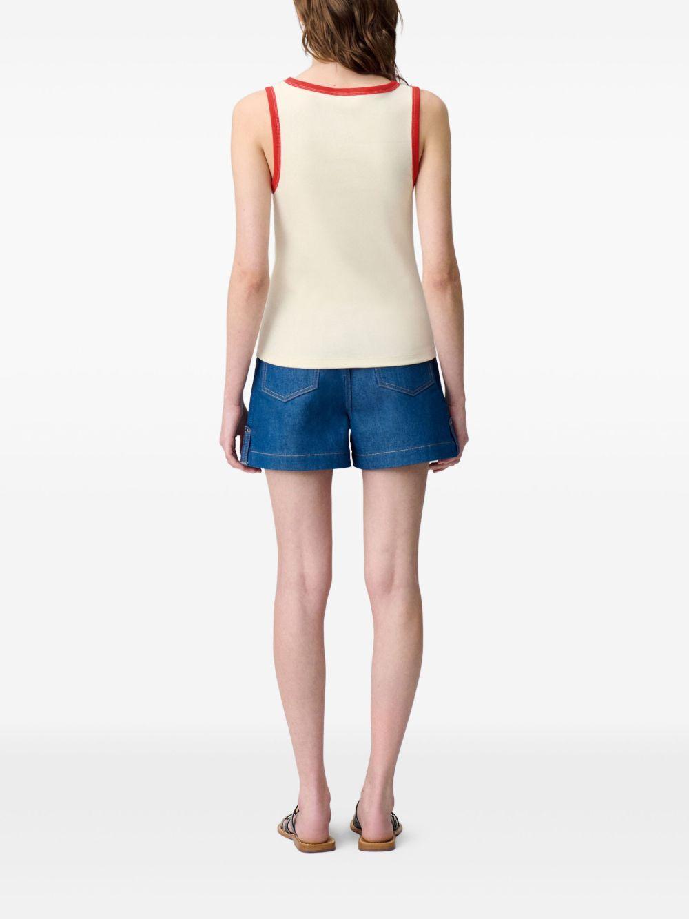 ribbed cotton top Product Image