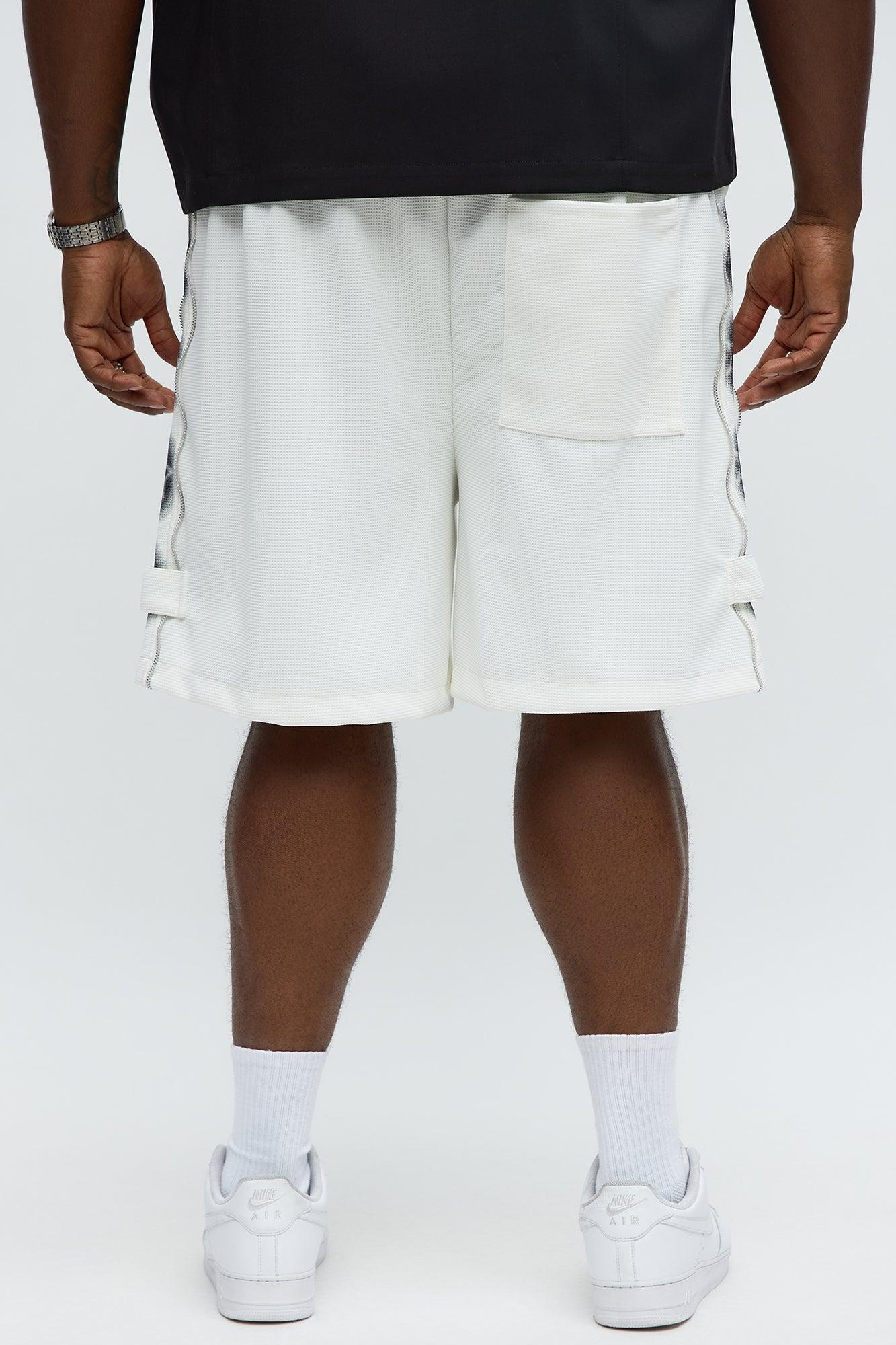 Relaxed Bright Stars Shorts - White Product Image