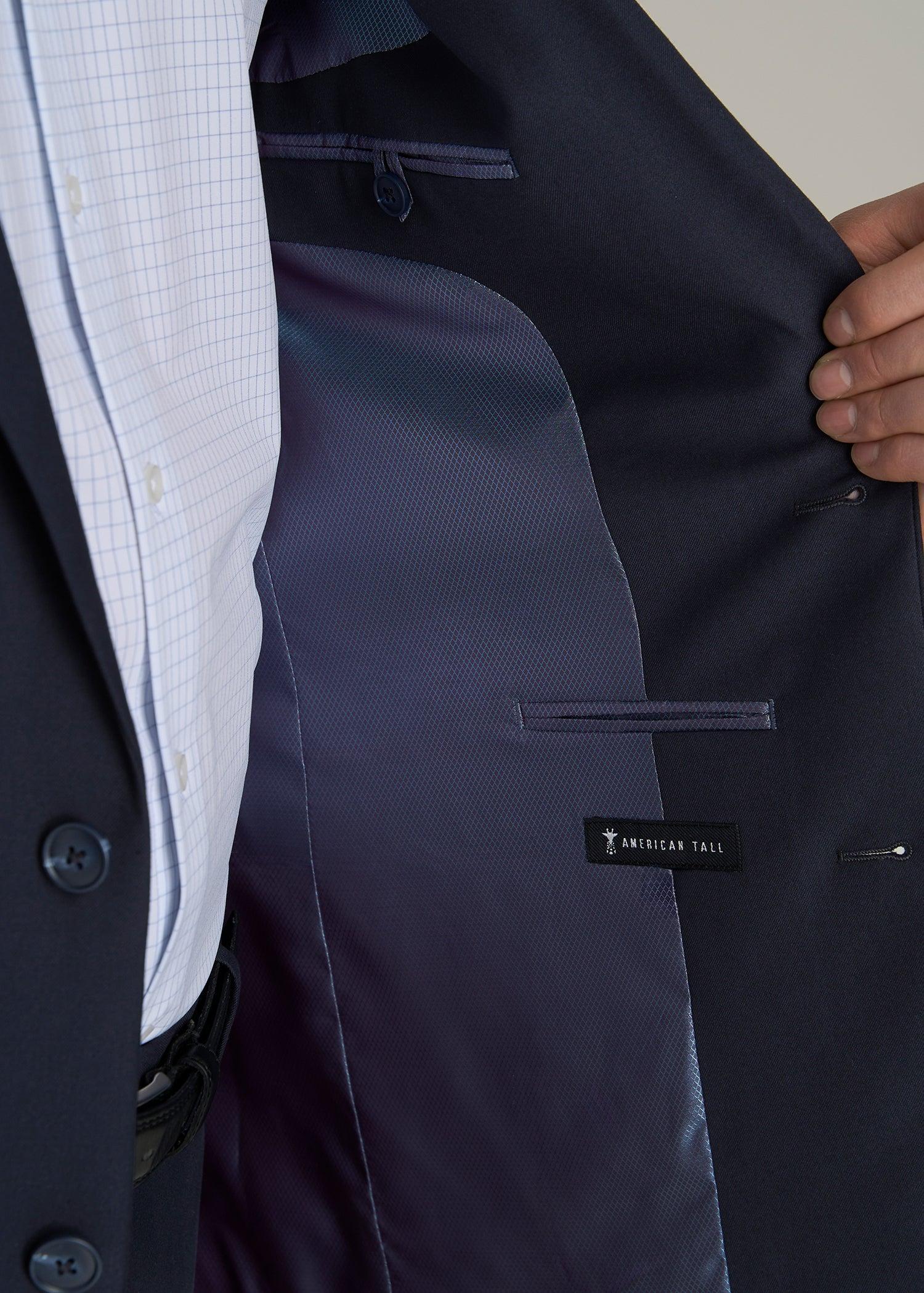 Suit Jacket for Tall Men in True Navy Product Image