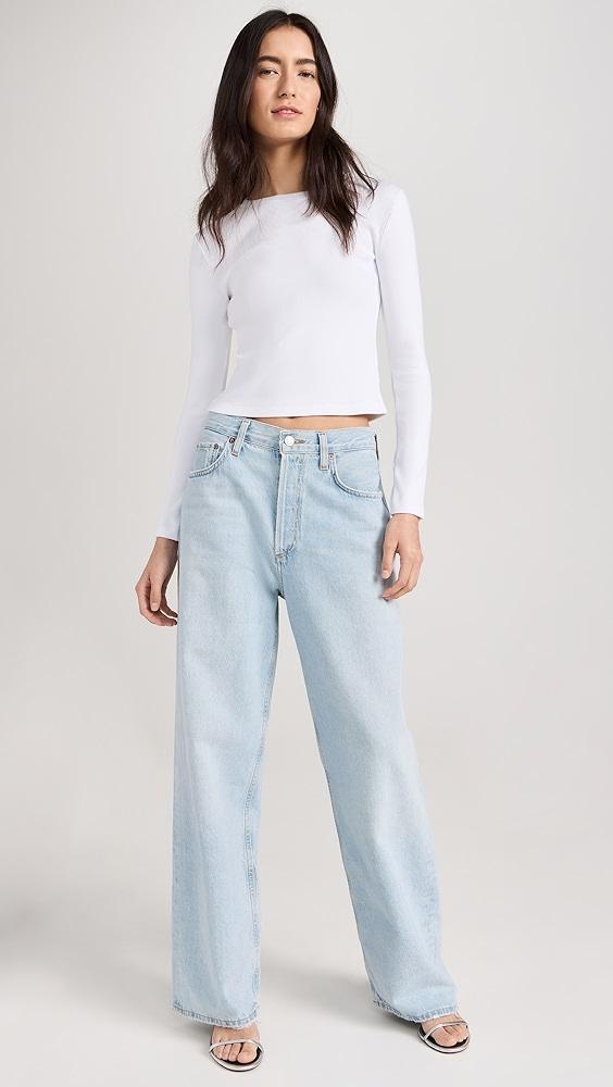 AGOLDE Low Slung Baggy Jeans | Shopbop Product Image