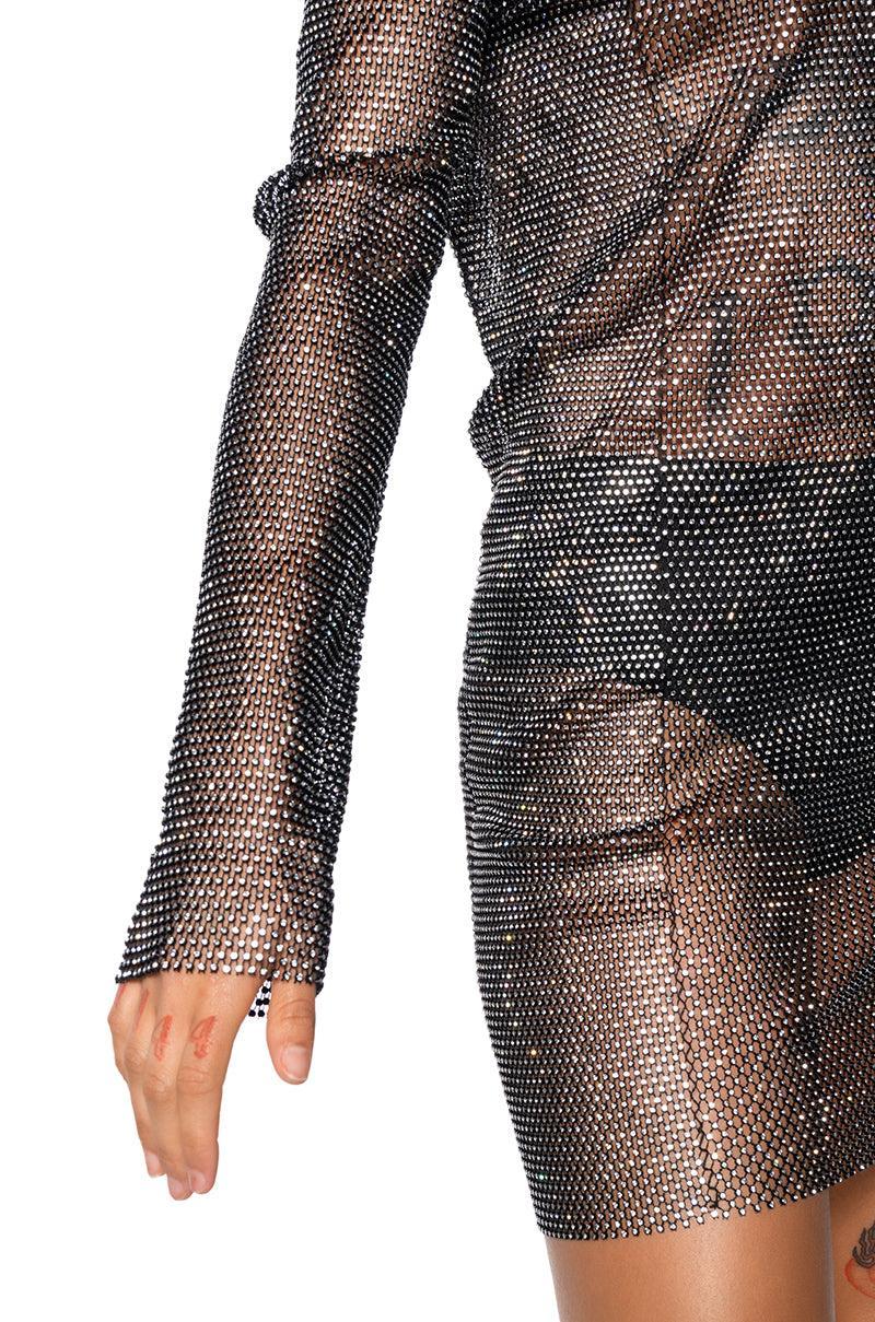 KNIGHT IN SHINING ARMOR ONE SHOULDER MINI DRESS Product Image