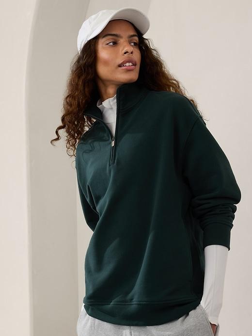 Power of She Forever Fleece 1/4 Zip Sweatshirt Product Image