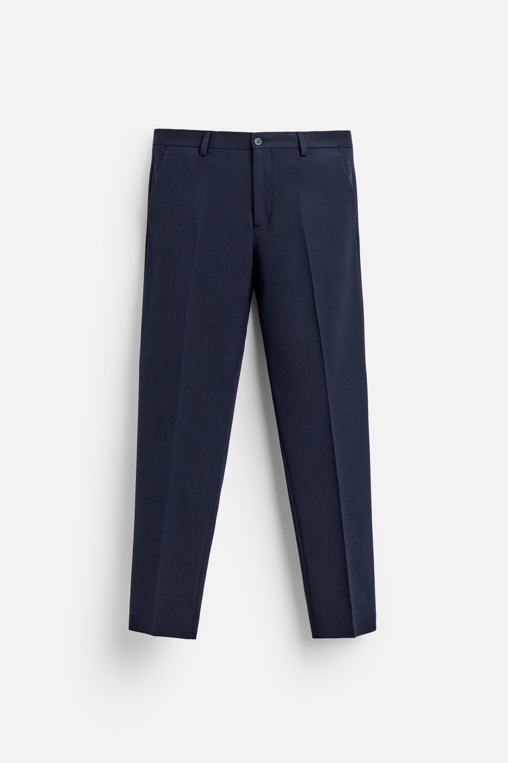TEXTURED SUIT PANTS Product Image