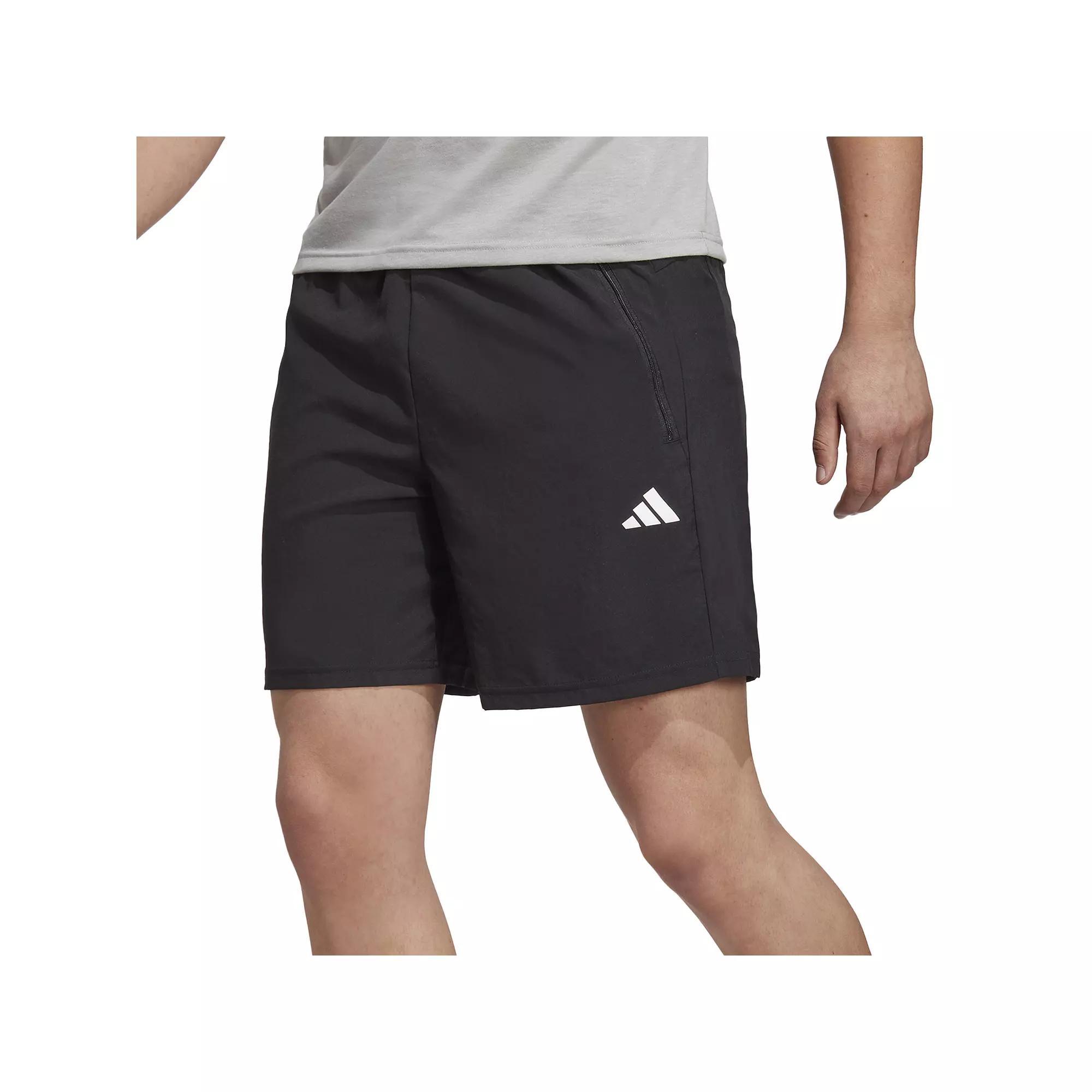 Men's adidas Train Essentials Woven Training Shorts, Size: XXL, Black Product Image