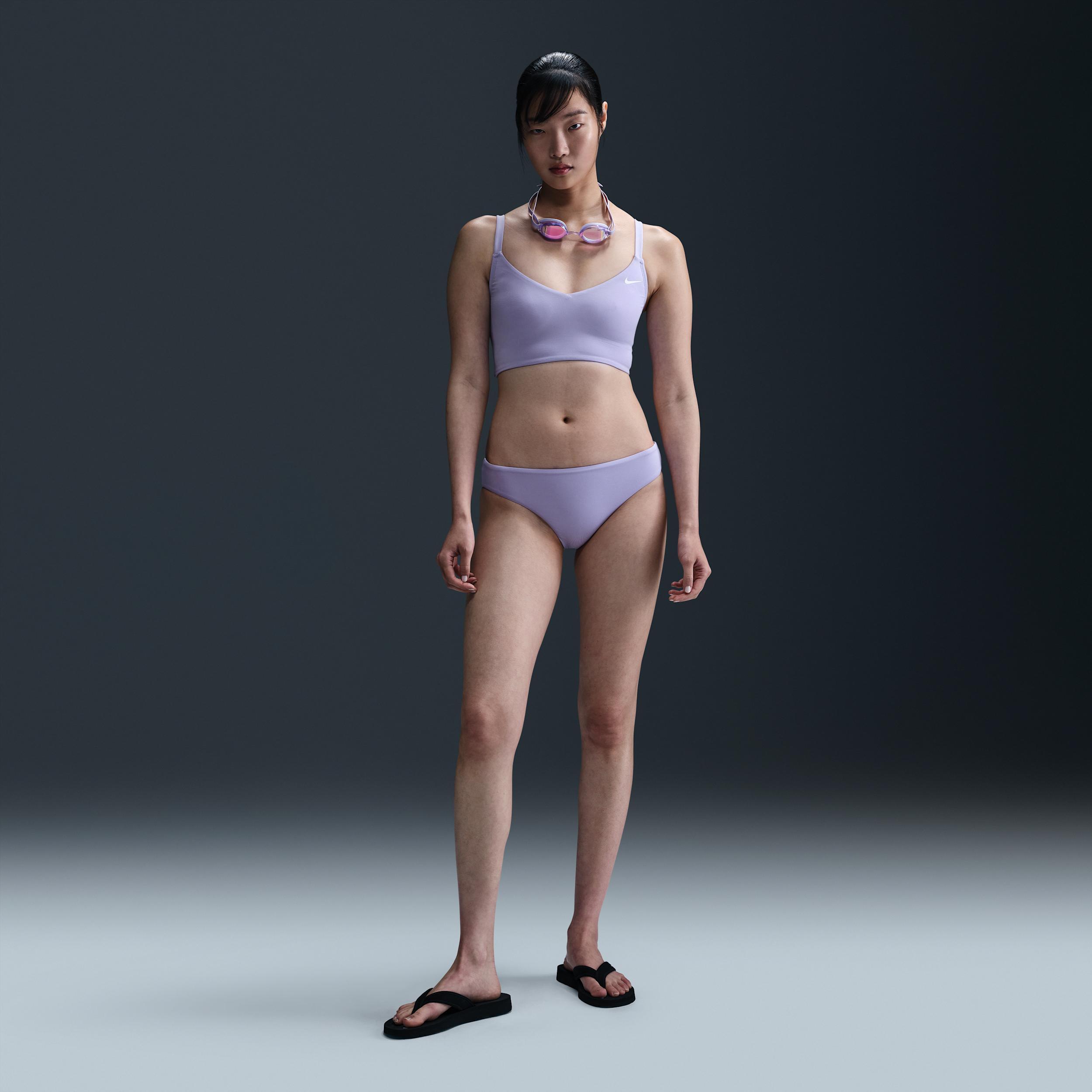 Nike Women's Swim Essential V-Neck Midkini Product Image