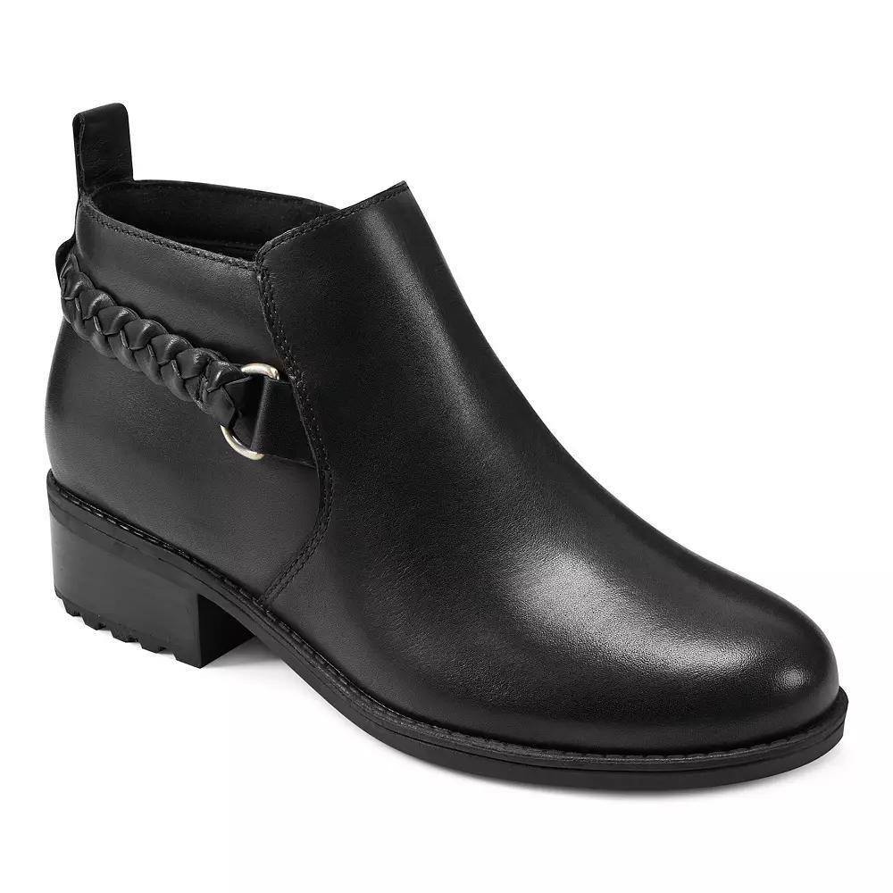 Easy Spirit Roslyn Women's Leather Ankle Boots, Size: 10, Medium Brown Leather Product Image