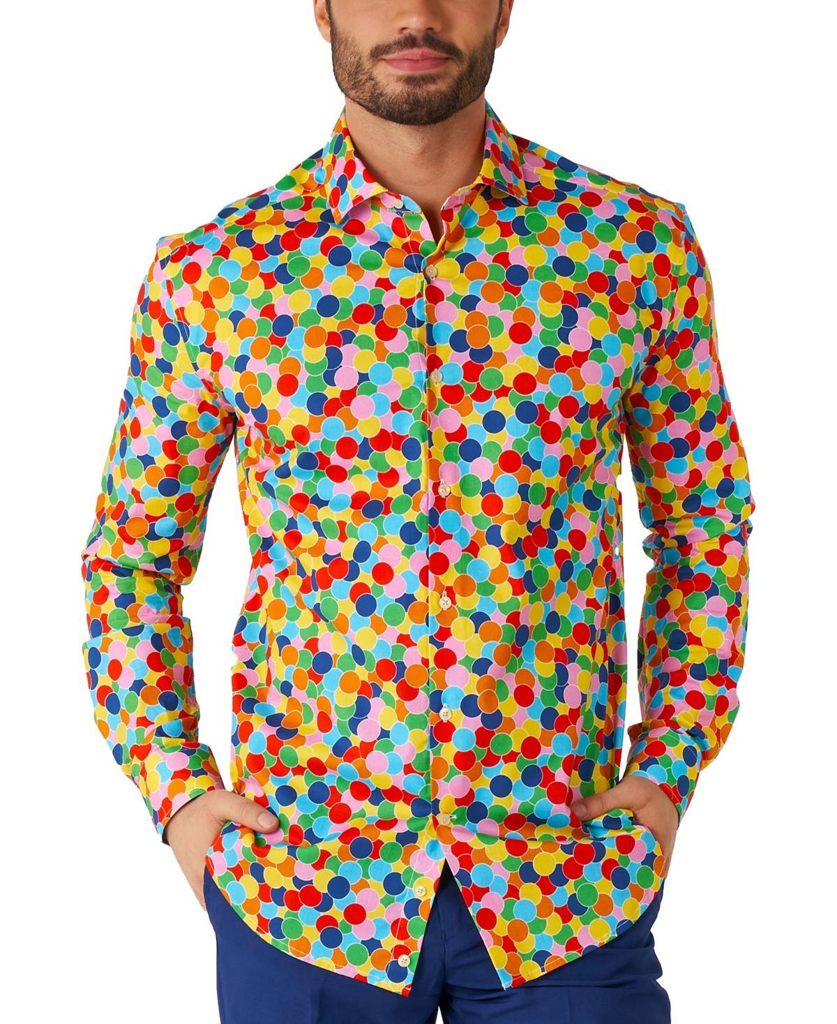 Men's OppoSuits Button-Down Dress Shirt, Size: XS, King Of Clubs Product Image