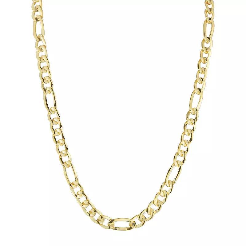 Sunkissed Sterling 14k Gold Over Silver Cubic Zirconia Multi Charm Anklet, Women's, Size: 10", Gold Tone Product Image