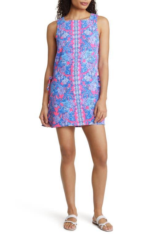 Lilly Pulitzer Donna Square Neck Romper (Soleil Pink Palm Paradise) Women's Jumpsuit & Rompers One Piece Product Image