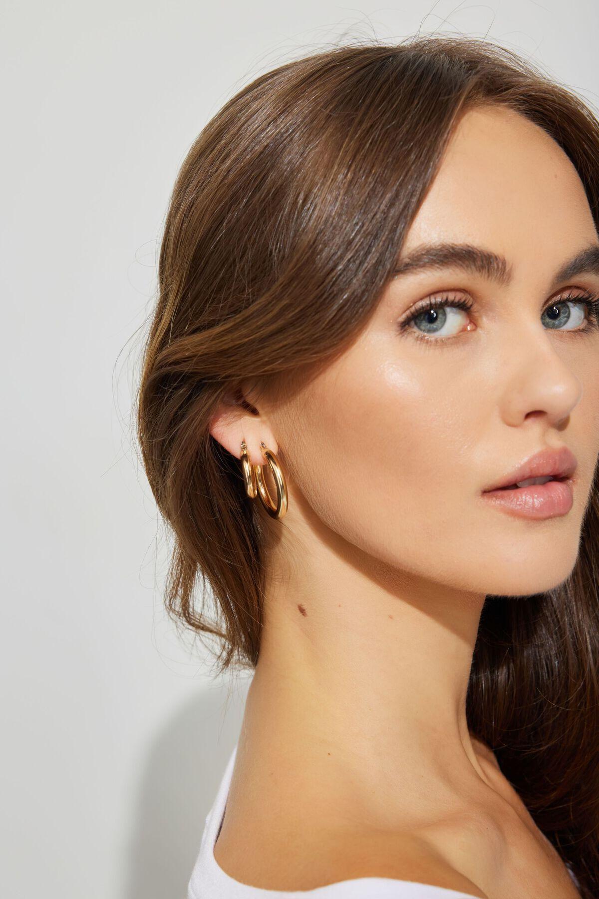 3 Pack Hoop Earrings Product Image