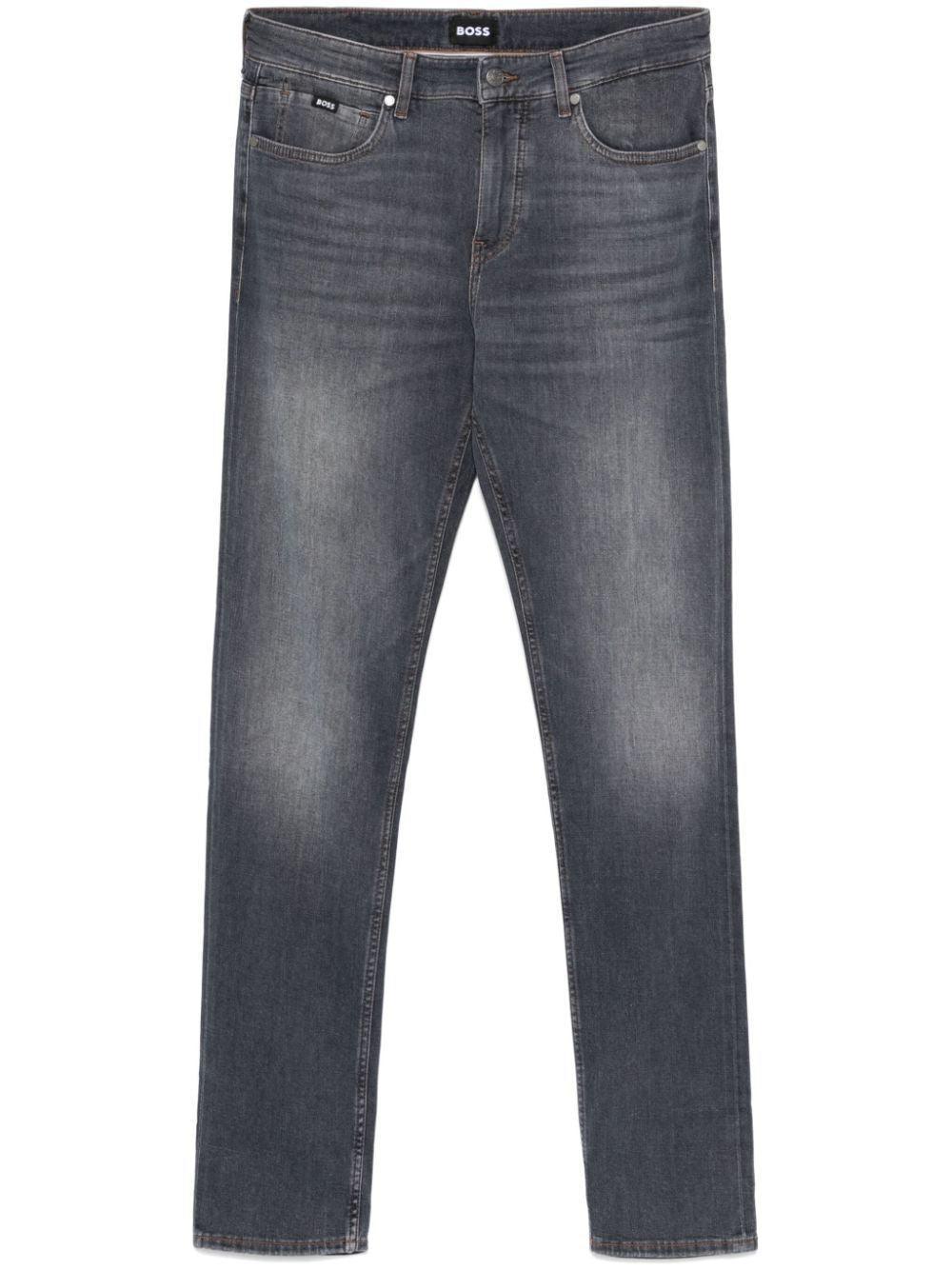 HUGO BOSS Delaware Jeans In Grey Product Image