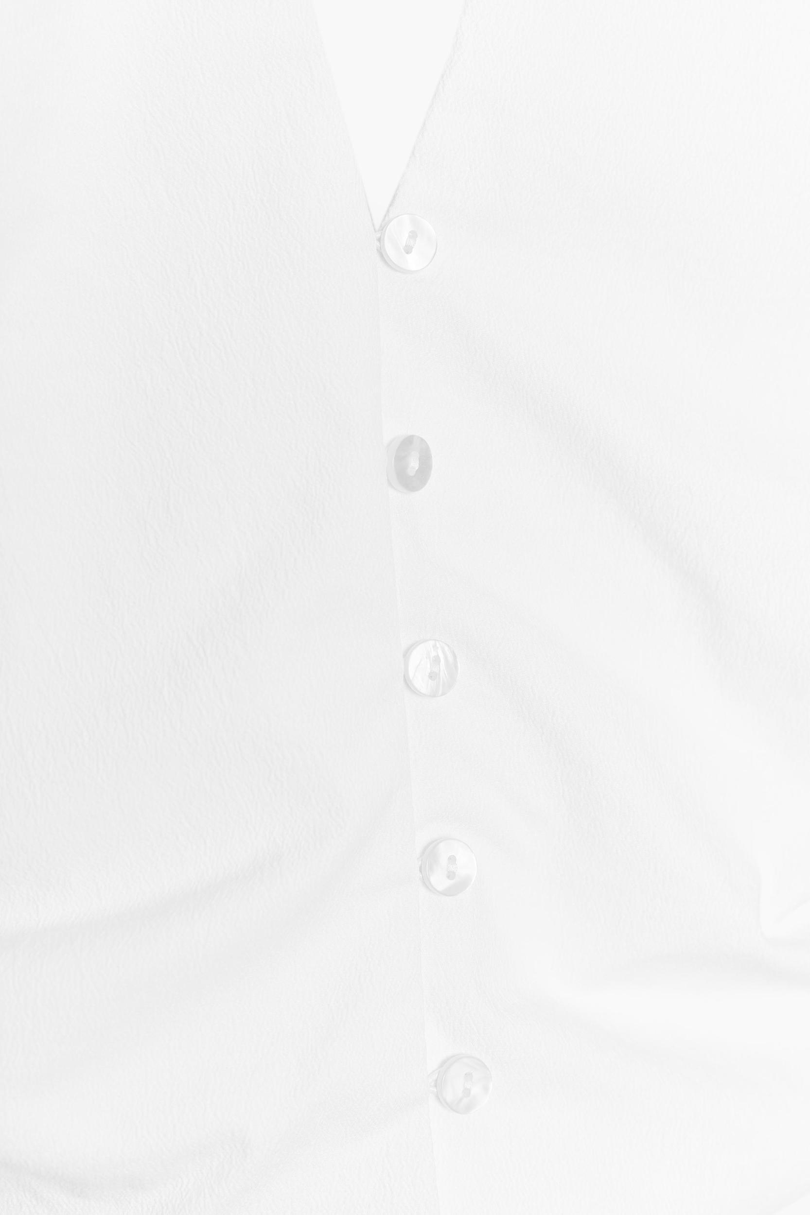 RUCHED HALTER VEST TOP Product Image
