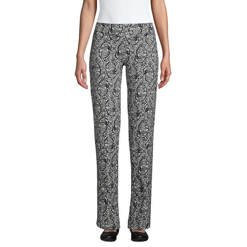 Womens Lands End Starfish Straight-Leg Pull-On Pants Product Image