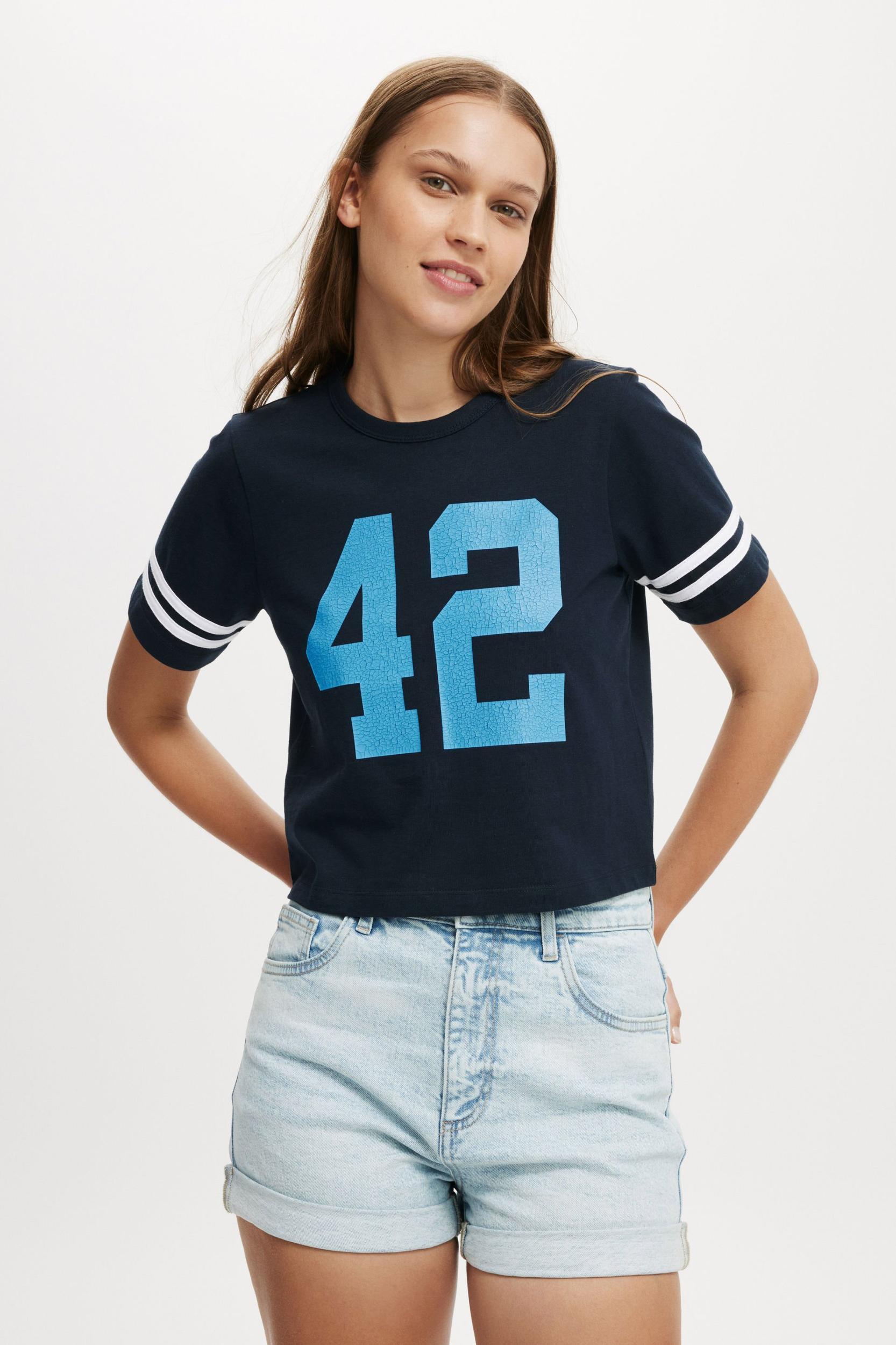 Cotton On Women - High Rise Classic Stretch Denim Short - Bells blue Product Image