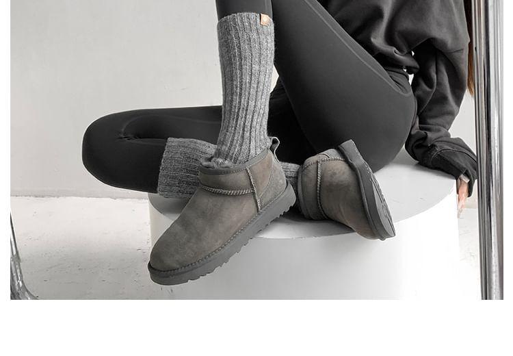 Ribbed-Knit Socks in 6 Colors Product Image