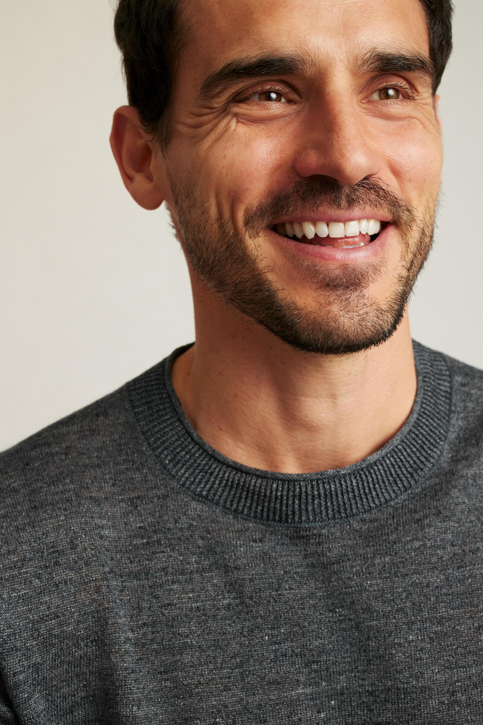 Italian Linen Roll Neck Sweater Product Image