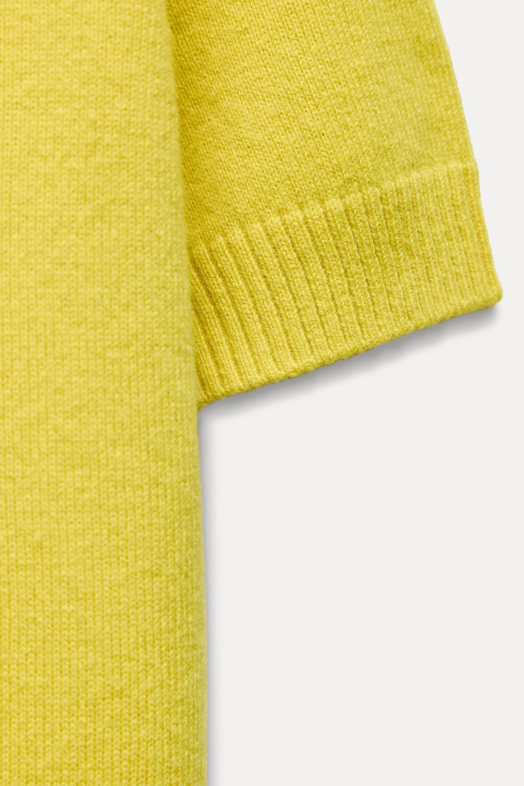 100% WOOL BASIC SHORT SLEEVE TOP Product Image