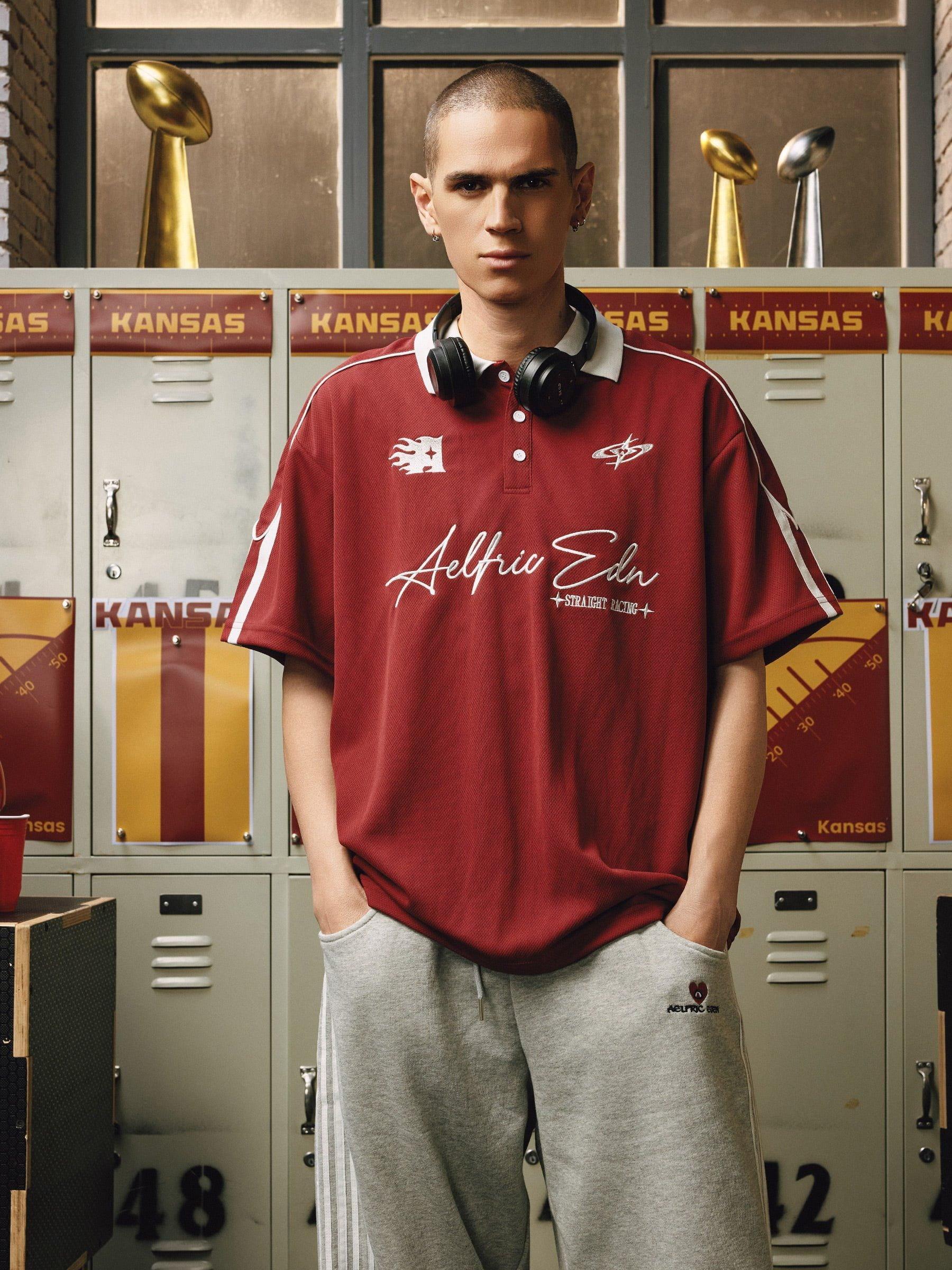 Aelfric Eden Vintage Patchwork Polo Tee Product Image