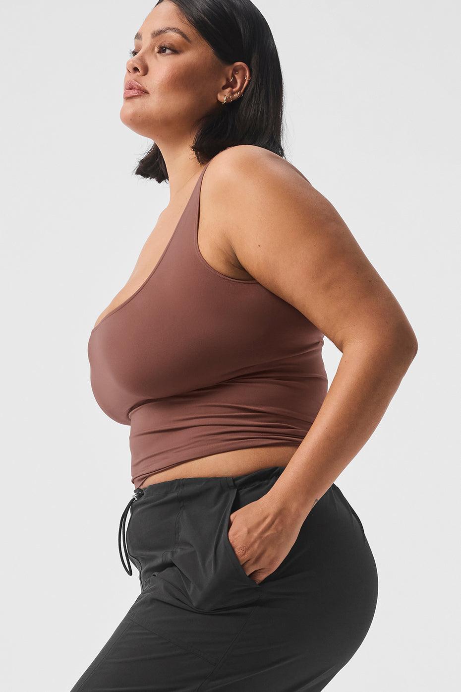 Sheer Glow Tank - Chestnut Product Image