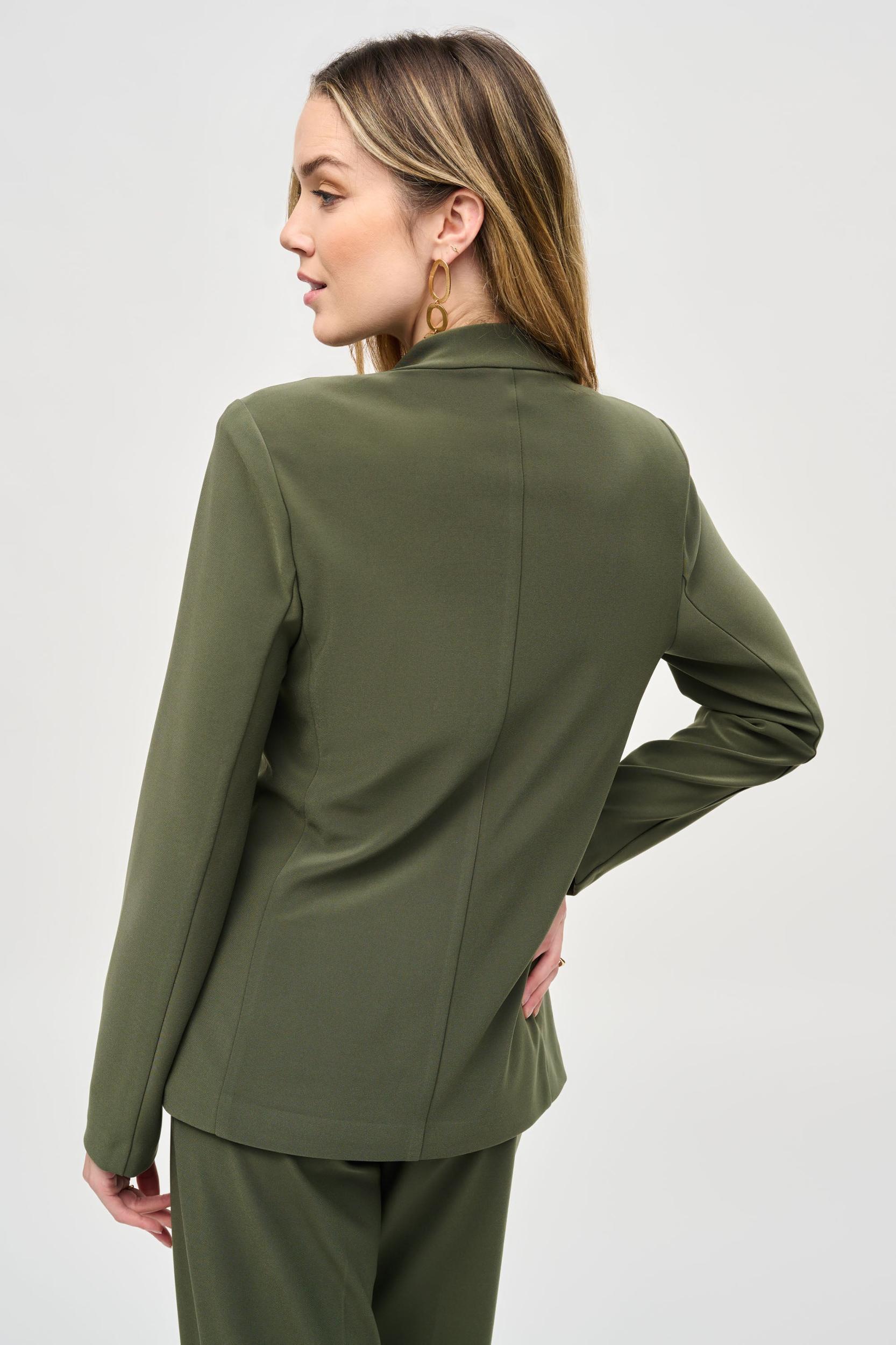 Silky Knit Fitted Blazer Product Image