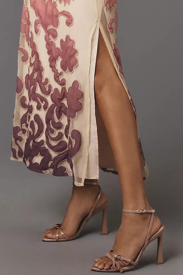 Let Me Be Sheer Ombré Midi Slip Dress Product Image