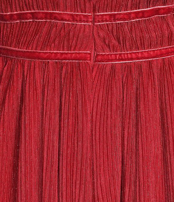 Lulus Metallic Deep V-Neck Mini Dress Product Image