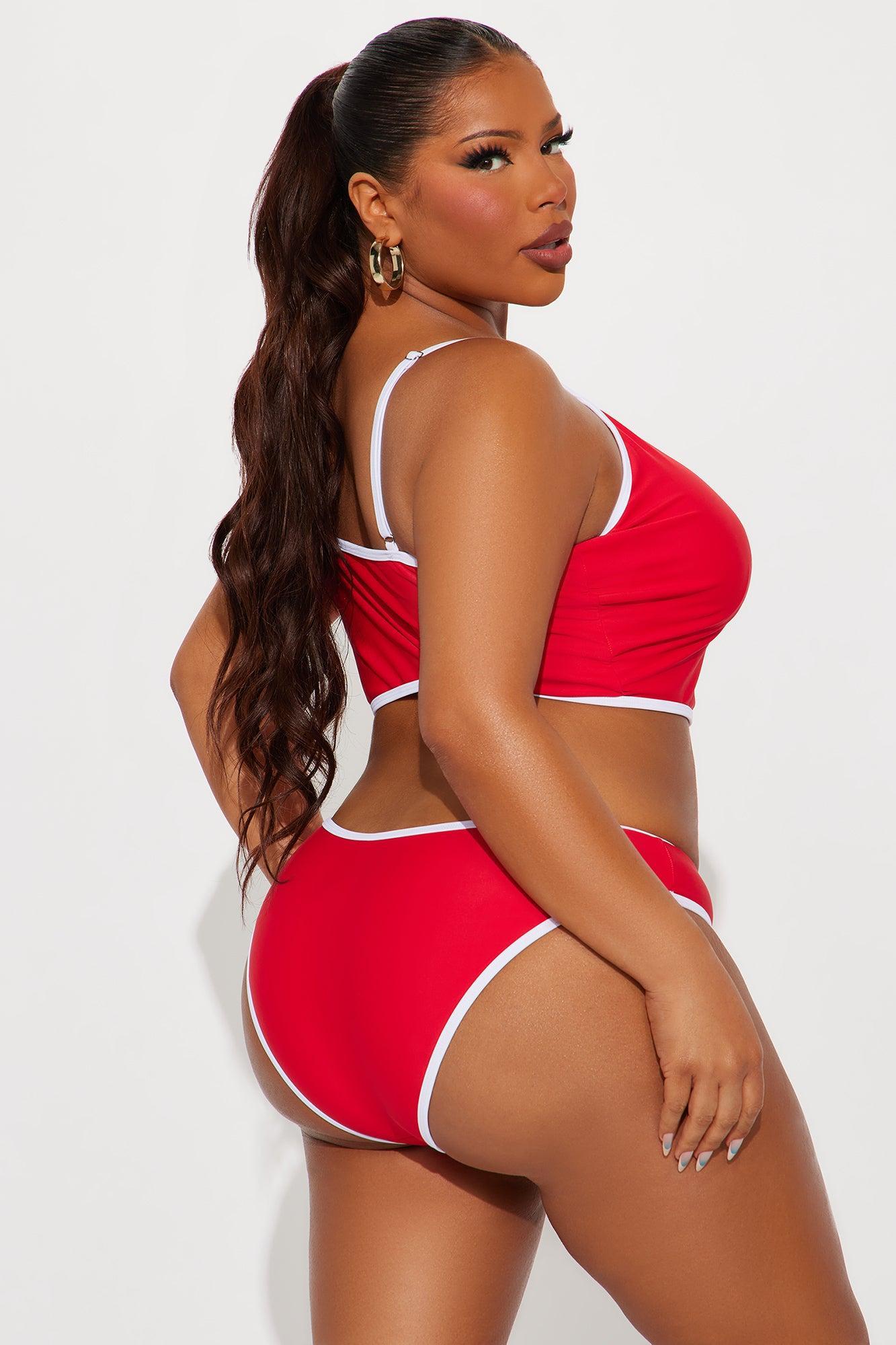 Honolulu Tankini 2 Piece Bikini - Red Product Image